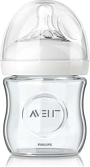 Philips AVENT Natural Feeding Bottle Glass, 120 ml - SCF671/17