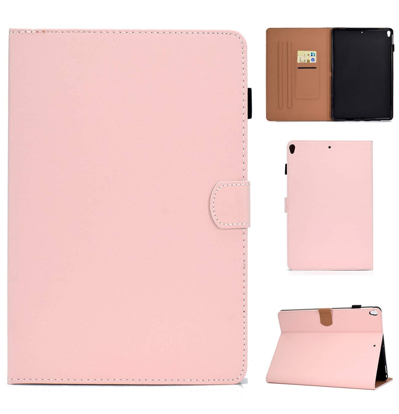 TXLING Case for iPad 10.2 Inch 2020 8th Gen/2019 7th Gen, PU Leather Business Folio Cover with Stand, Pocket and Auto Wake/Sleep Function, Multi-angle Slim Stand Glitter Case