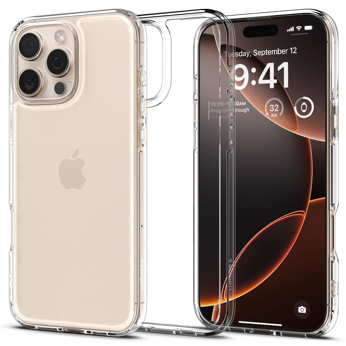 Ultra Hybrid Back Cover Case Compatible with iPhone 16 Pro Max (TPU + Poly Carbonate | Crystal Clear)