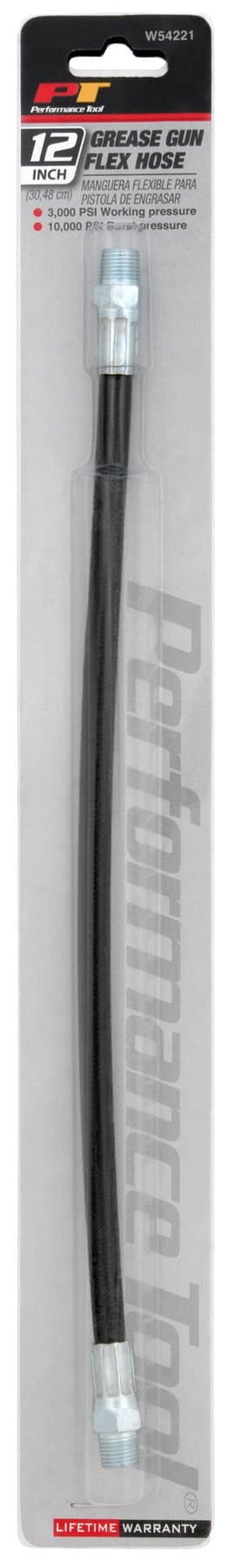 Performance Tool W54221 Tool, Other, 12" Hose (3,000 PSI)