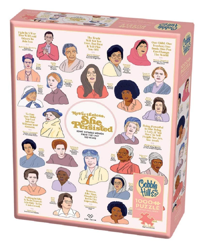 Cobblehill 80158 1000 pc Nevertheless She Persisted Puzzle, Various
