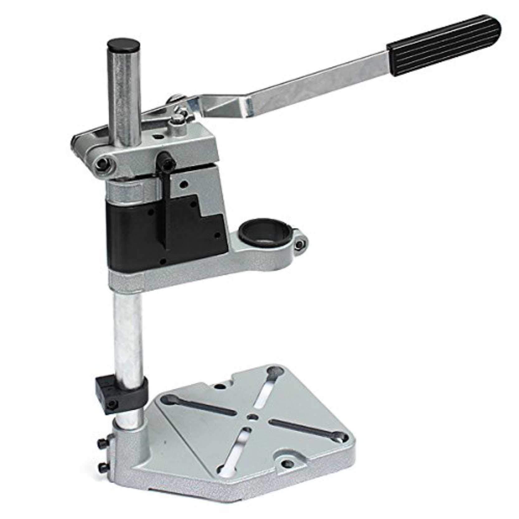 NEW EXPENSEVE CAST IRON BASE PRECIOUS DRILL STAND FOR 10MM DRILL CONVERT HAND DRILL TO BENCH PRES 400 MM Angle Drill (10 mm Chuck Size) (DRILL NOT INCLUDED)