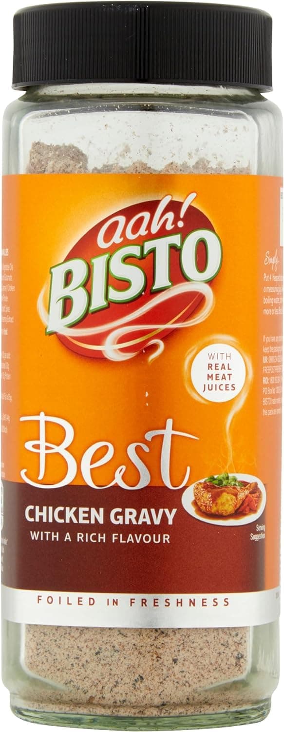 Bisto Best Chicken Gravy Granules Made with Real Meat Juice,