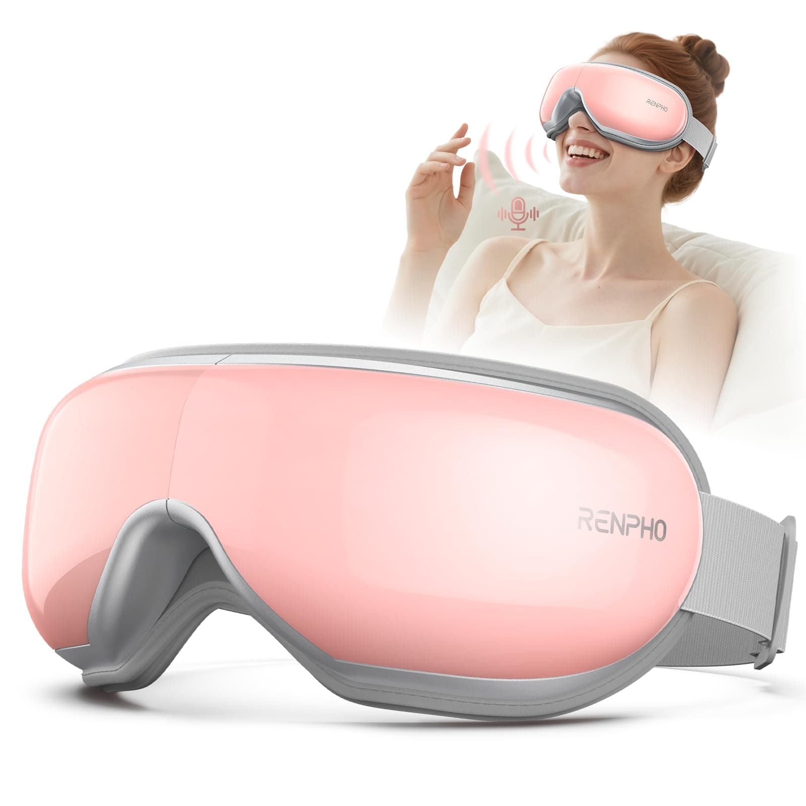 RENPHO Heated Eye Massager with Bluetooth Music