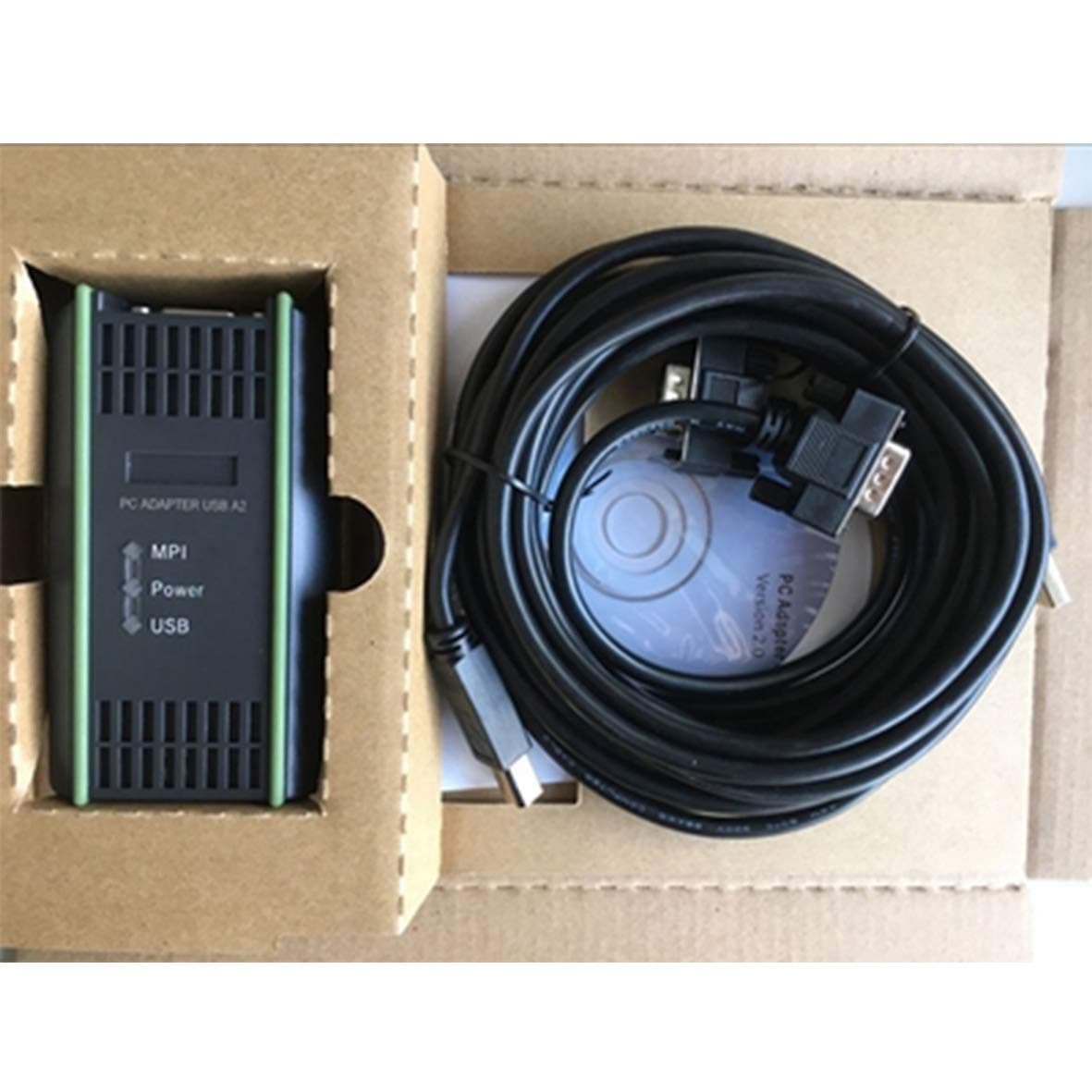 PC Adapter USB A2 Cable for Siemens S7-200/300/400 PLC DP PPI MPI Profibus 6GK 1571-0BA00-0AA0 Win7 64bit, 6ES7972-0CB20-0XA0