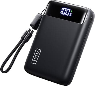 INIU Portable Charger, Smallest 22.5W 20000mAh USB C in & Out Power Bank Fast Charging, PD 3.0+QC 4.0 LED Display Phone Battery Pack Compatible with iPhone 17 16 15 14 Pro Samsung S24 Google iPad etc