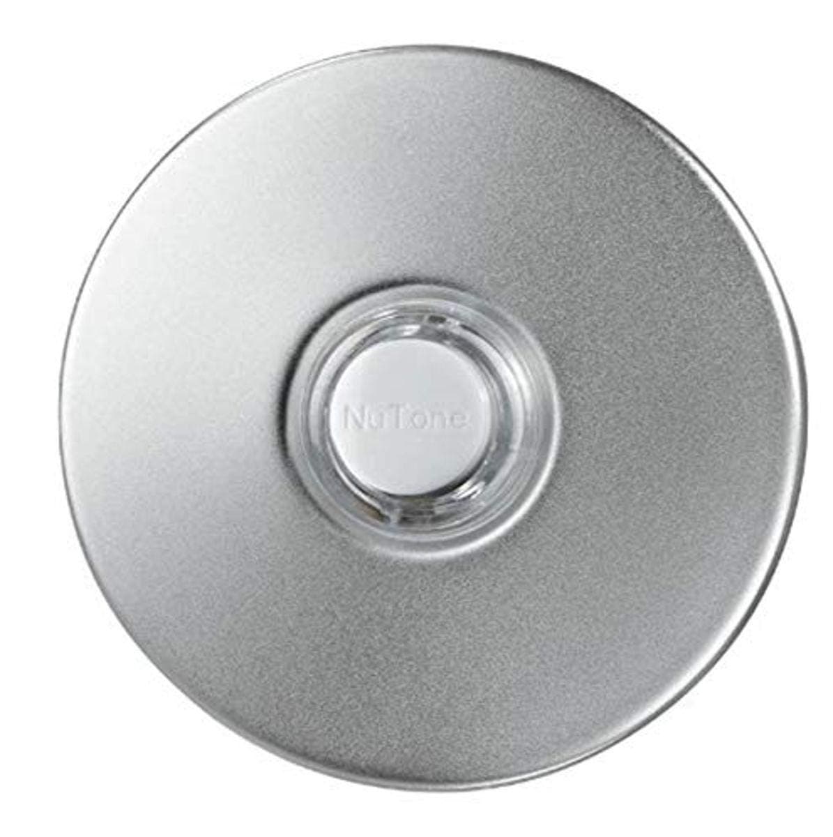 PB41LSN Doorbell Kit, Lighted Round Stucco Pushbutton for Home, 2.5" Diameter, Satin Nickel