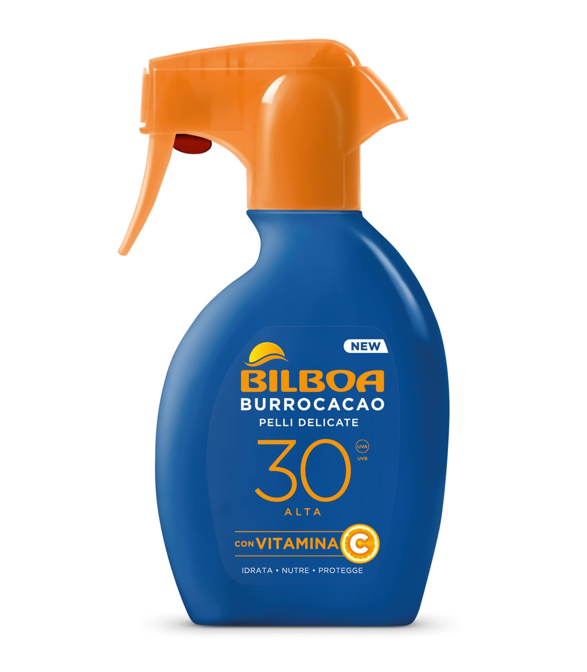 Bilboa Sun Spray Trigger SPF 30 for Sensitive Skin, 250ml, Moisturizing, Nourishing, Dermatologically Tested, Alcohol-Free Sunscreen