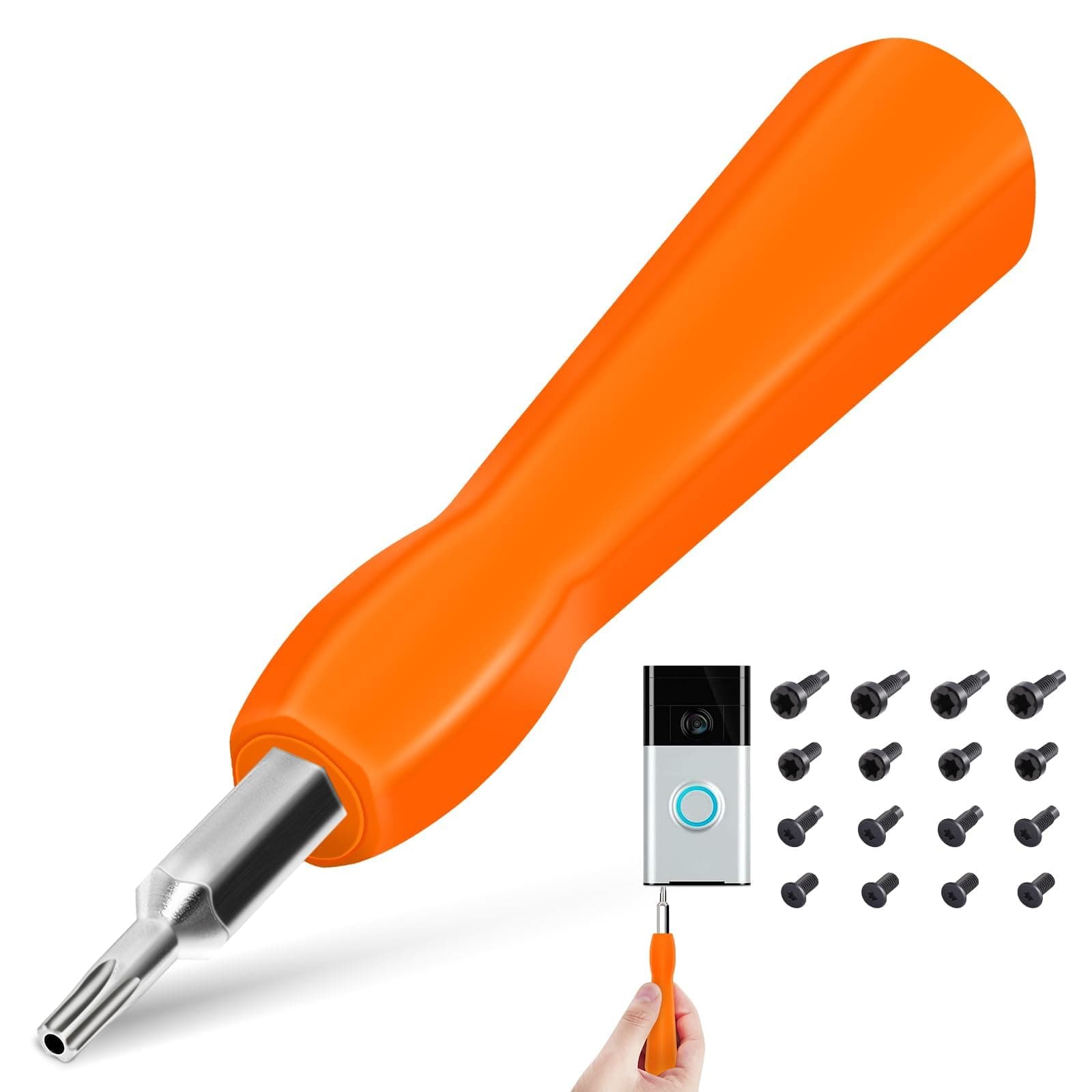 Ring Doorbell Screwdriver, Upgrade Ring Screwdriver Replacement for WiFi Password Reset Access and Battery Change, Ring Screwdriver Set Fits for Video Doorbell, Video Doorbell 2, Pro & Elite