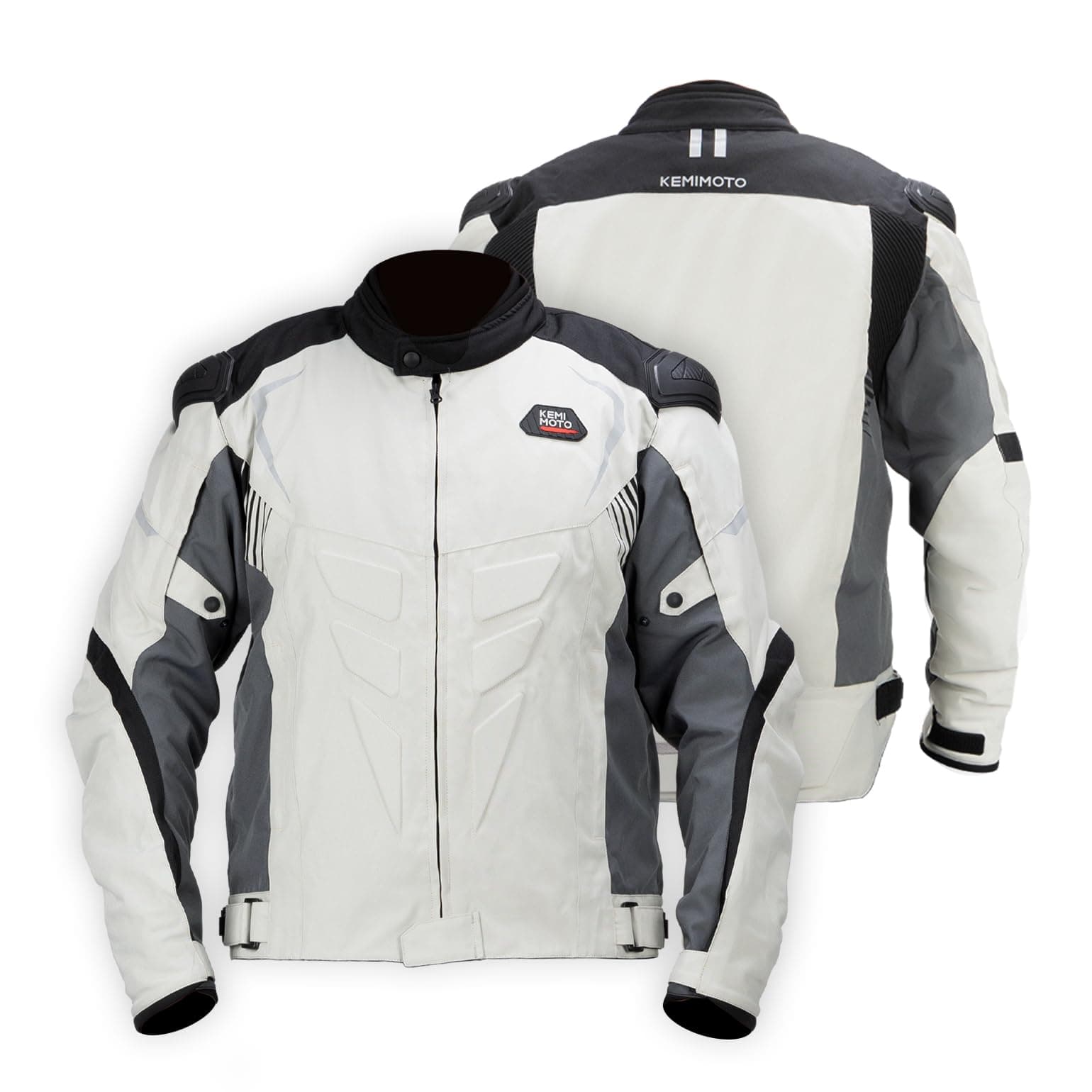 Motorcycle Jacket Men with CE 2 Armored All Protection Jacket All Season Motorbiker Jacket Windproof