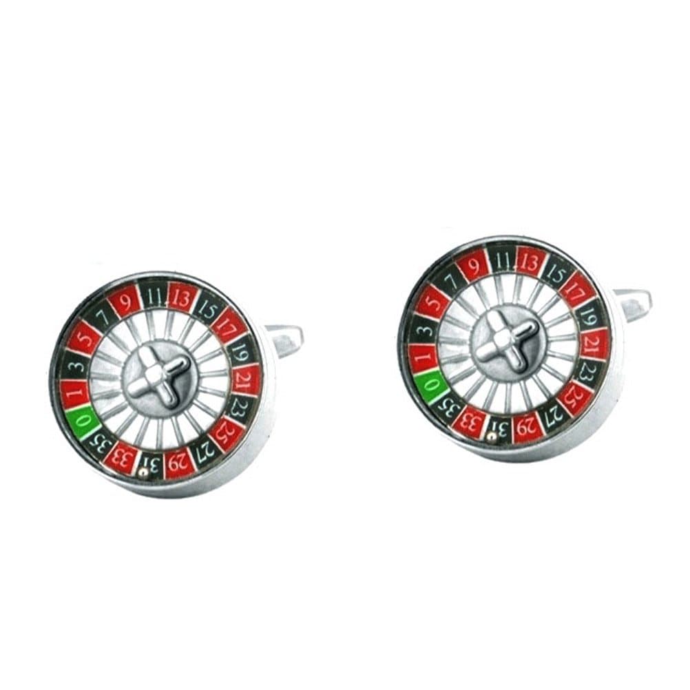 Cufflinks DepotRoulette Wheel Cufflinks, Brass