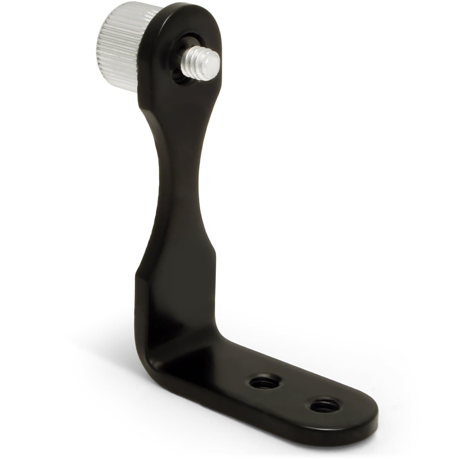 Binocular Metal L Shaped Adapter Mount for Tripods with Dual 1/4 Inch Screw Bolt Thread