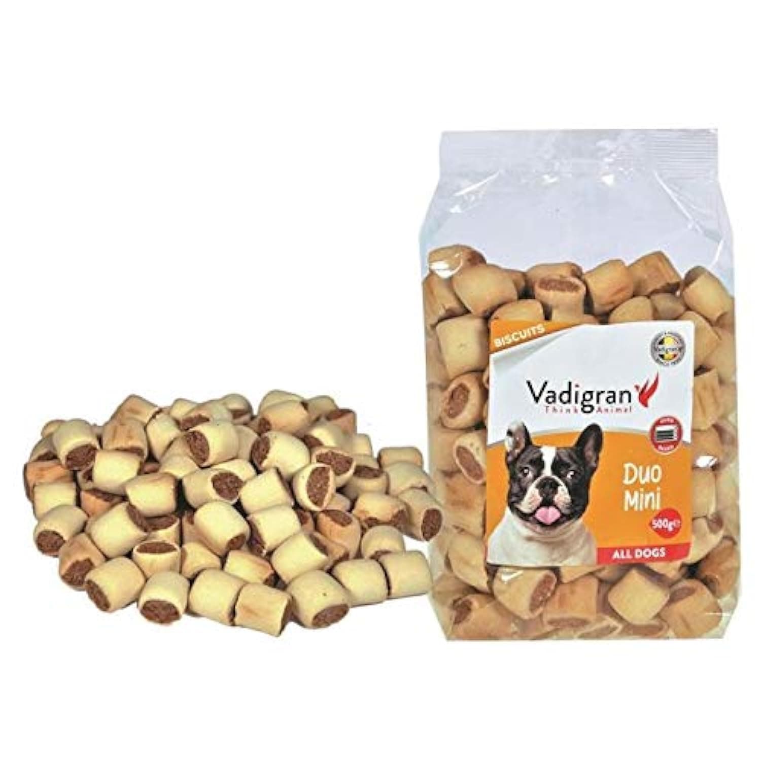 Vadigran Snack dog Biscuits Duo Mini 500g