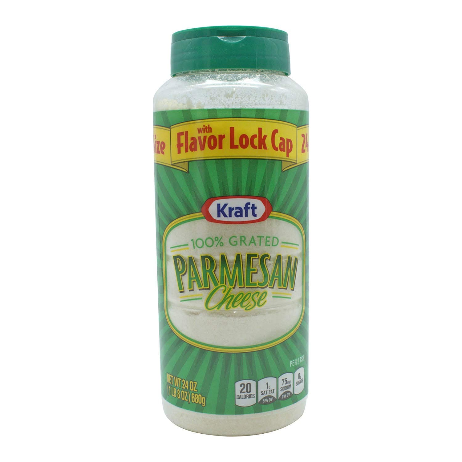 Kraft 100% Grated Parmesan Cheese, 680g