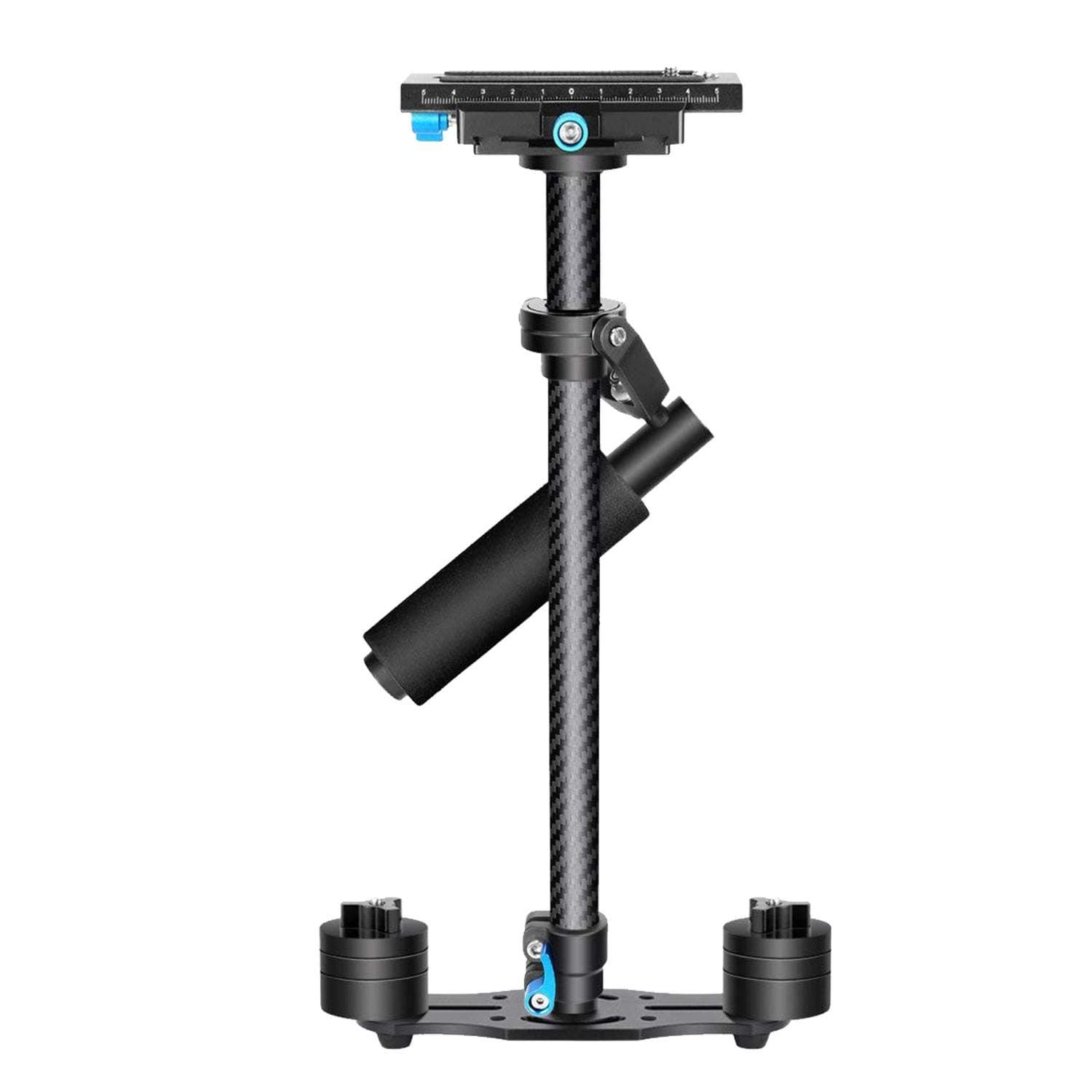 COOPIC STABILIZER ST-02C Carbon Fiber Camera Stabilizer - 15" to 24" Adjustable Length, Max Load 6.6lbs, Quick Release Plate, Includes Carry Bag