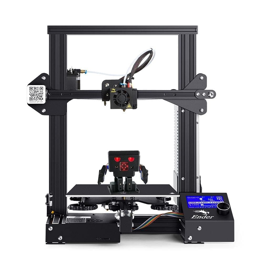 WOL3D Creality Ender 3 3D Printer – DIY FDM 3D Printer with Resume Printing, 220x220x250mm Heated Bed, High Precision Printing, Easy Assembly for Beginners and Hobbyists