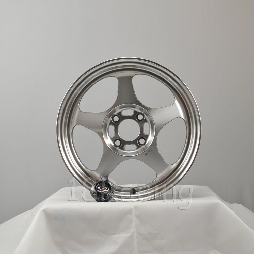 4 PCS ROTA SLIPSTREAM WHEELS 16X7 PCD:4X100 OFFSET:40 HB:67.1 FULL POLISH STEEL GREY