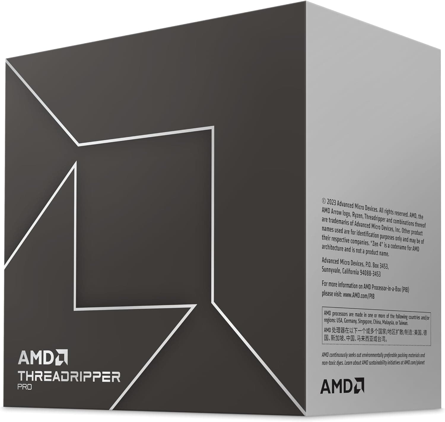 AMD Ryzen™ Threadripper™ PRO 7995WX 96-Core, 192-Thread Processor