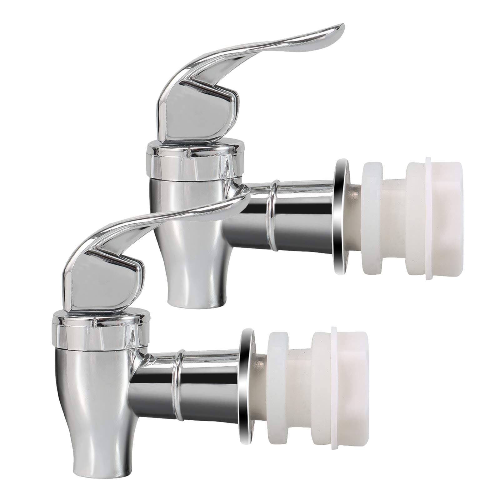 Replacement Spigot for Beverage Dispenser Carafes Push Style Spigots Replacement Lever Pour Spouts for Beverage Dispenser (2PCS)