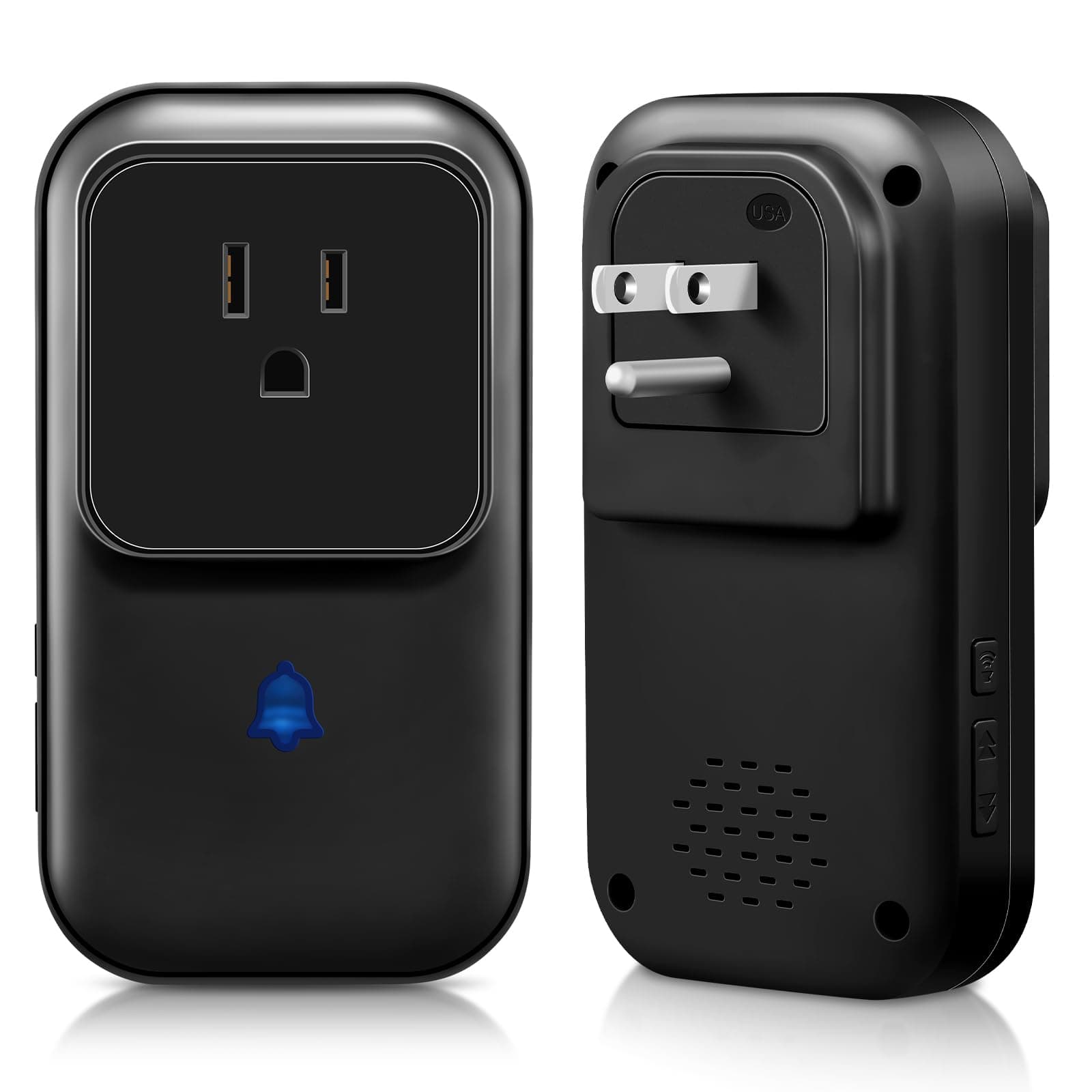 - Power Loss Alarm with LED Indicator, 80-110dB Adjustable Freezer Alarm with 7 Sirens, Perfect for GFI/GFCI Trips, Refrigerator (1 Pack)