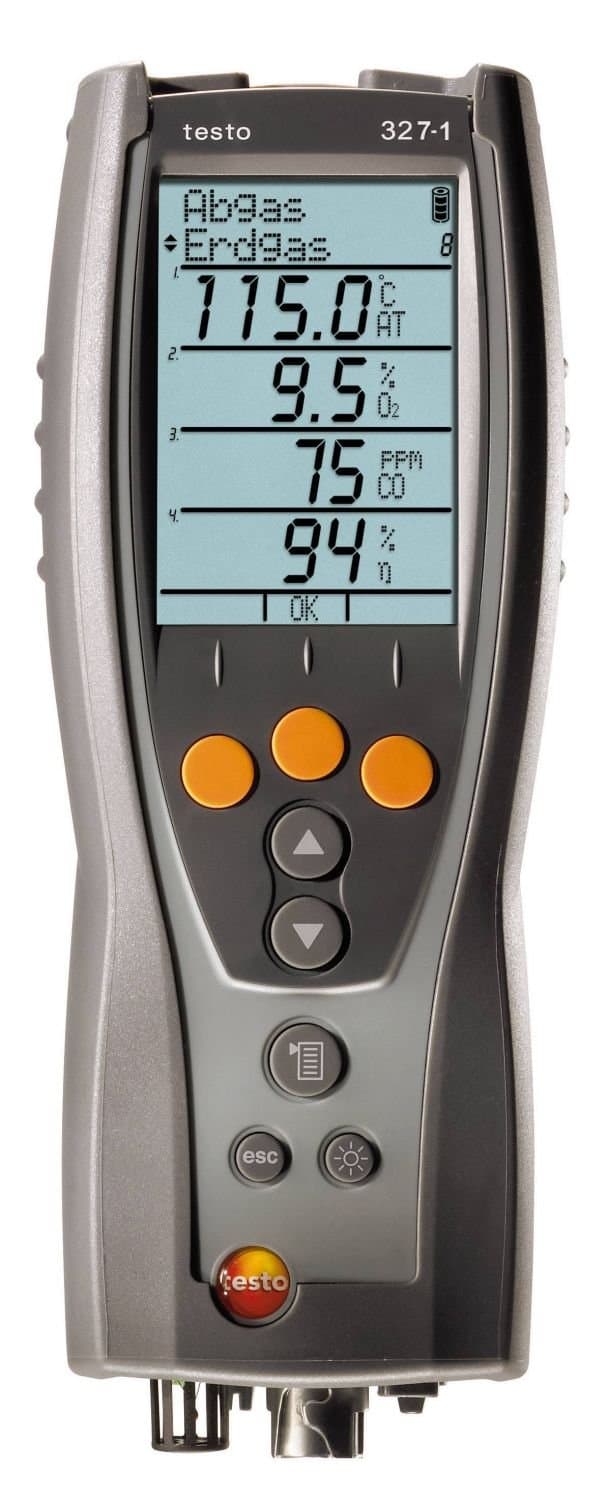 testo 327-1 - Flue Gas Analyser (Advanced Set)