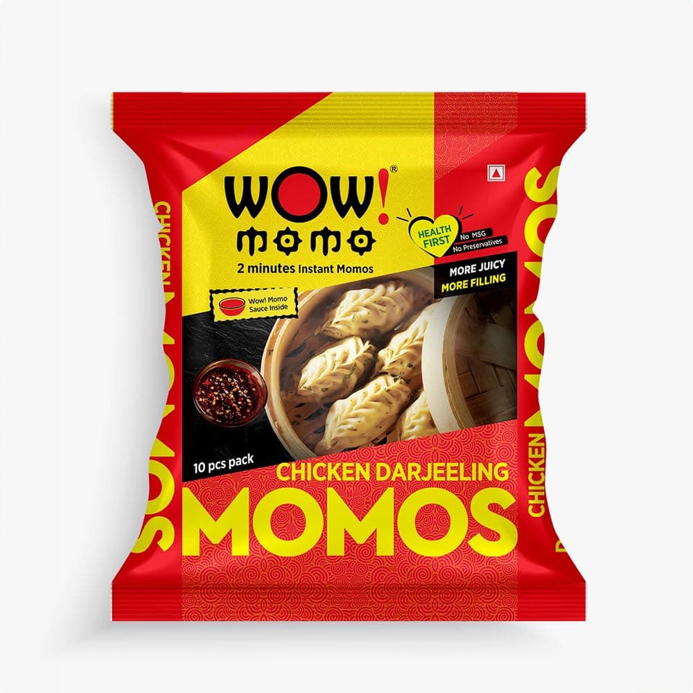Wow Momo Chicken Darjeeling Momos 10Pcs