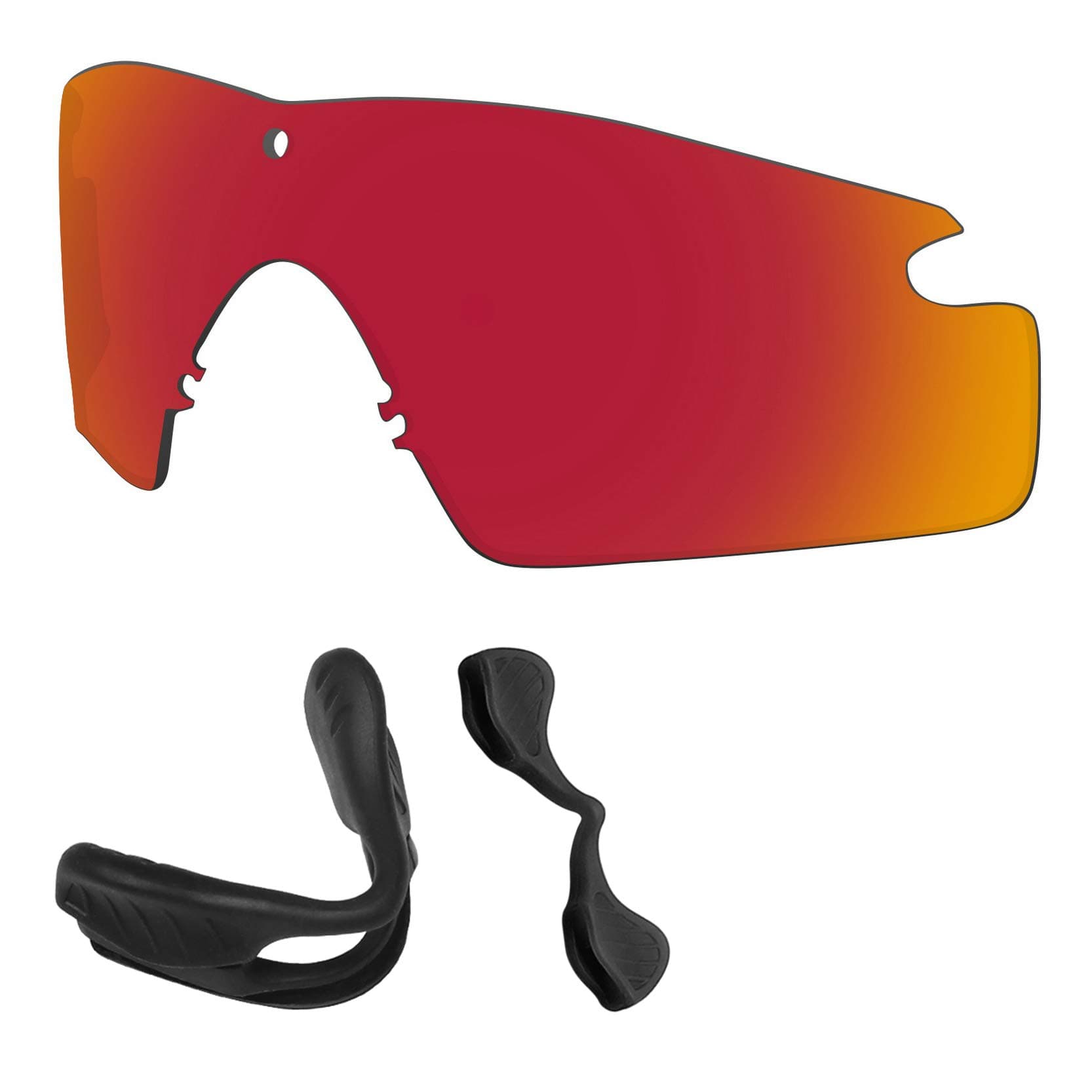 Si M Frame 3.0 Lenses & Nose Pieces Replacement for Oakley Sunglass OO9146 Polarized