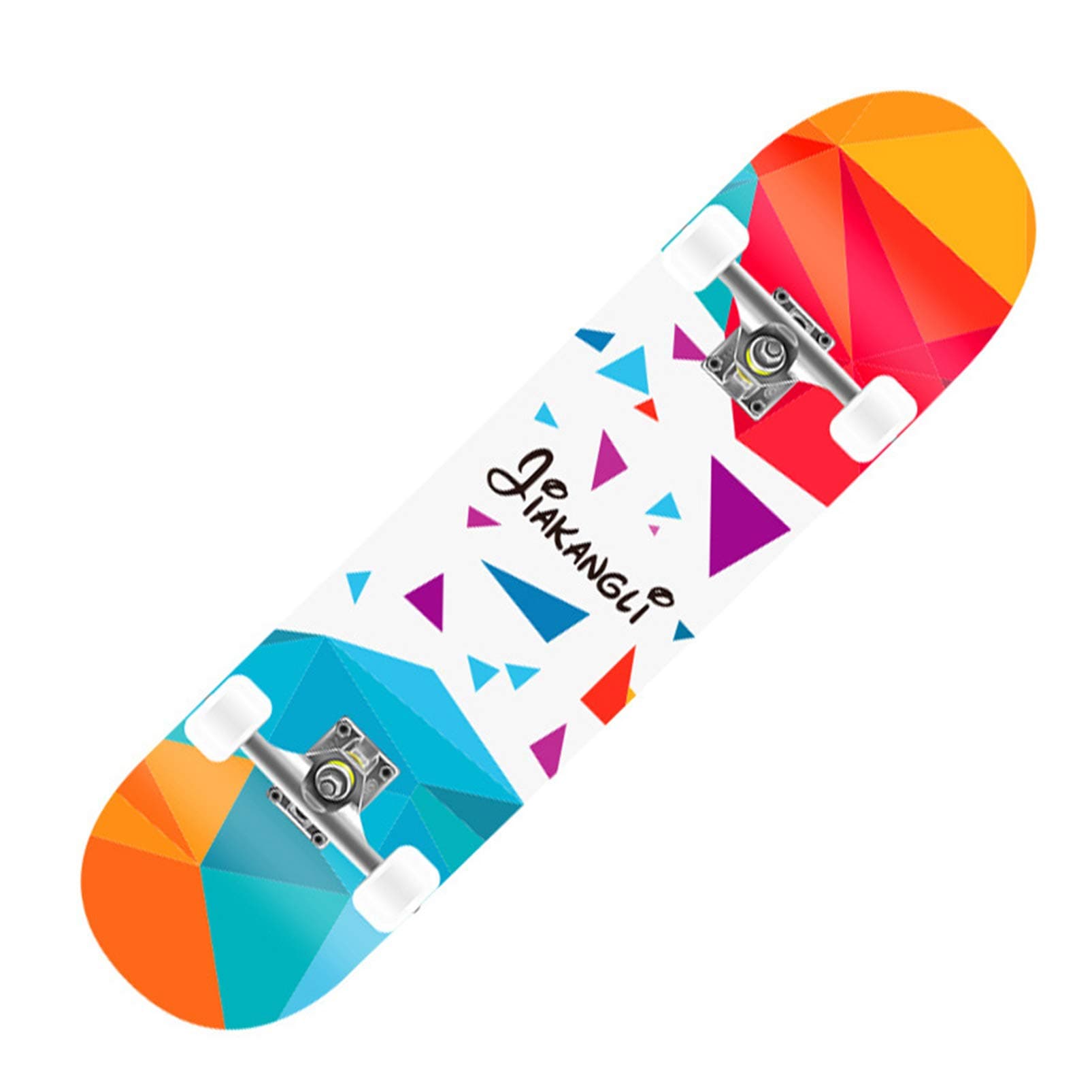 Skateboards for Beginners, No Fear Skateboard, Complete Skateboard Kick Beginner Skateboard for Kids, Teenagers Adults, Maple Deck, Bearings for tricks and skateparks