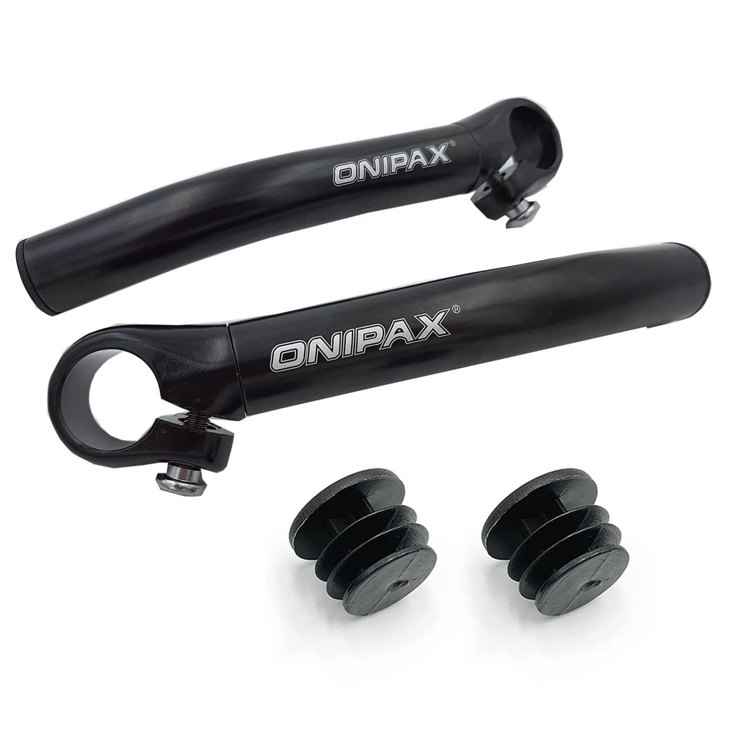 ONIPAX 1 Pair Bicycle Bar Ends Black