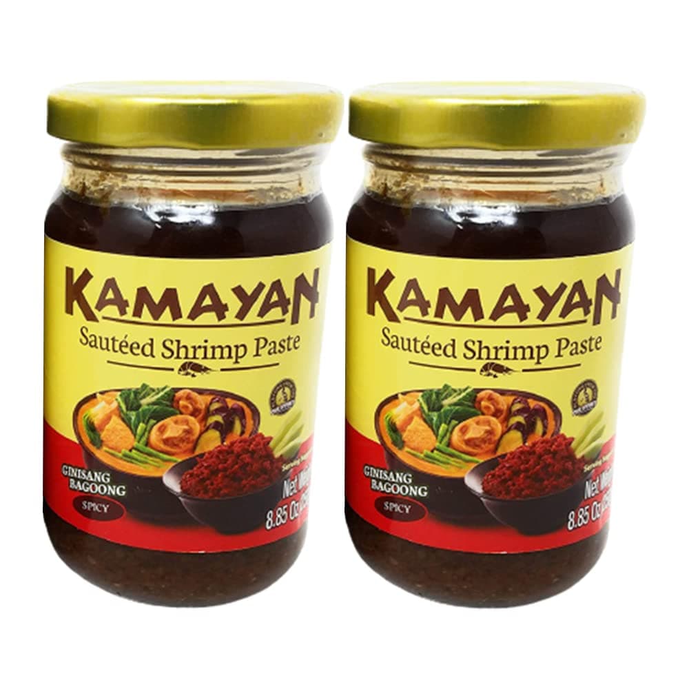Kamayan Sauteed Shrimp Paste, Spicy, 8.85 Ounce (Pack of 2)