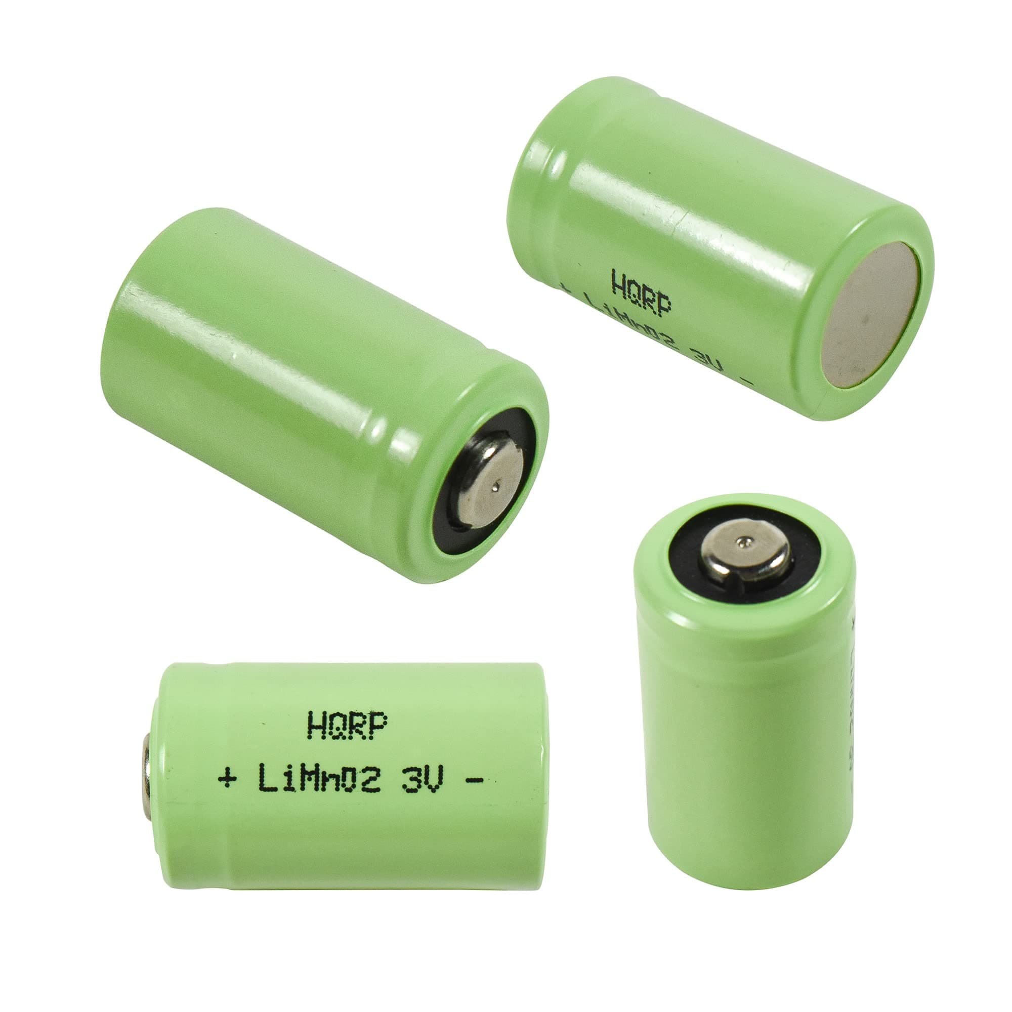 HQRP 4-Pack 3V Batteries Compatible with Konica Minolta APS, S Mini, Maxxum 50/5 / 4/3, Dynax 60/5 / 40/4 / 3L / 30 Digital Camera