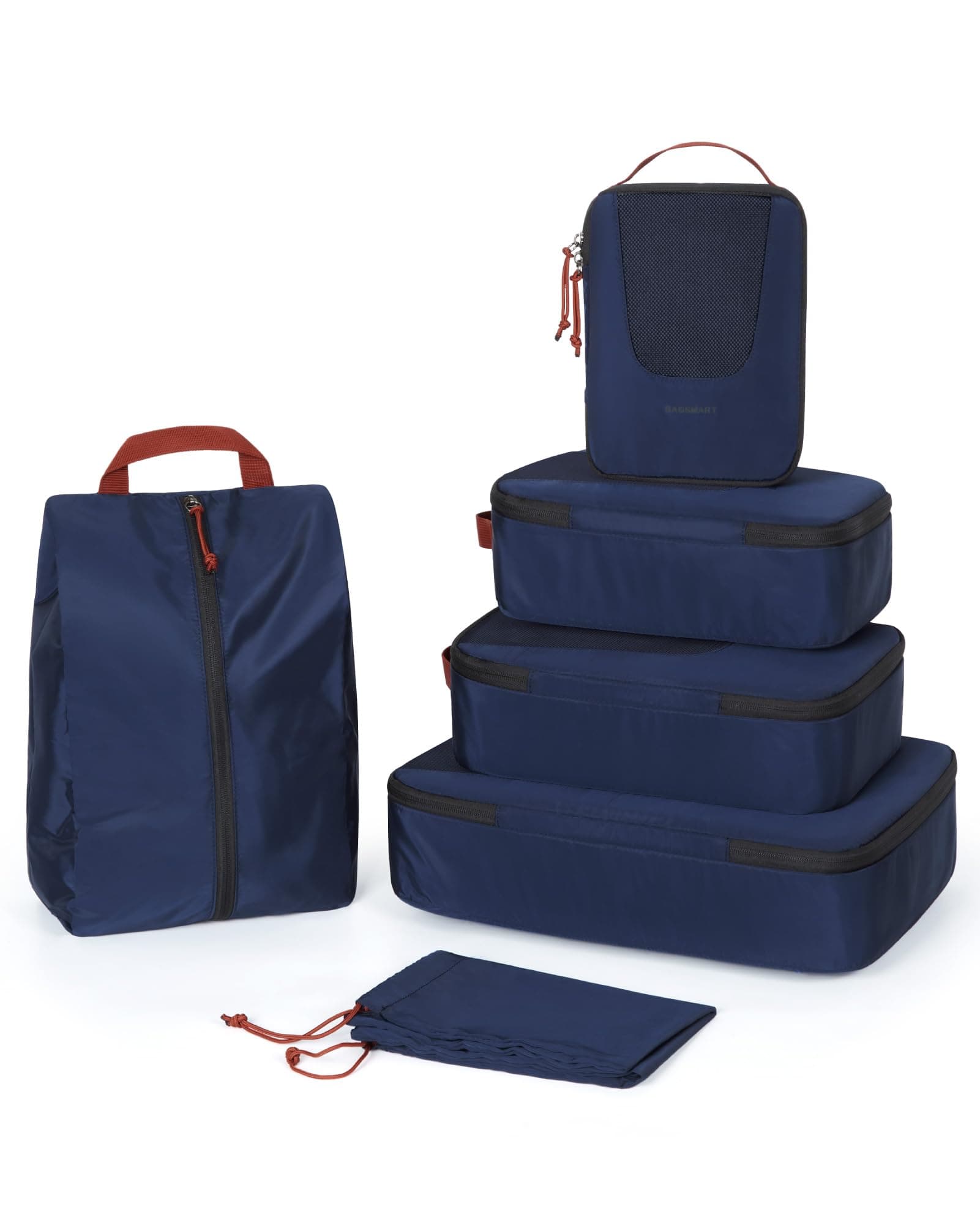 Compression Packing Cubes for Travel, 6/5/4set Lightweight Packing Organizers, Summer Travel Essentials Suitcase Organizer Bags Set