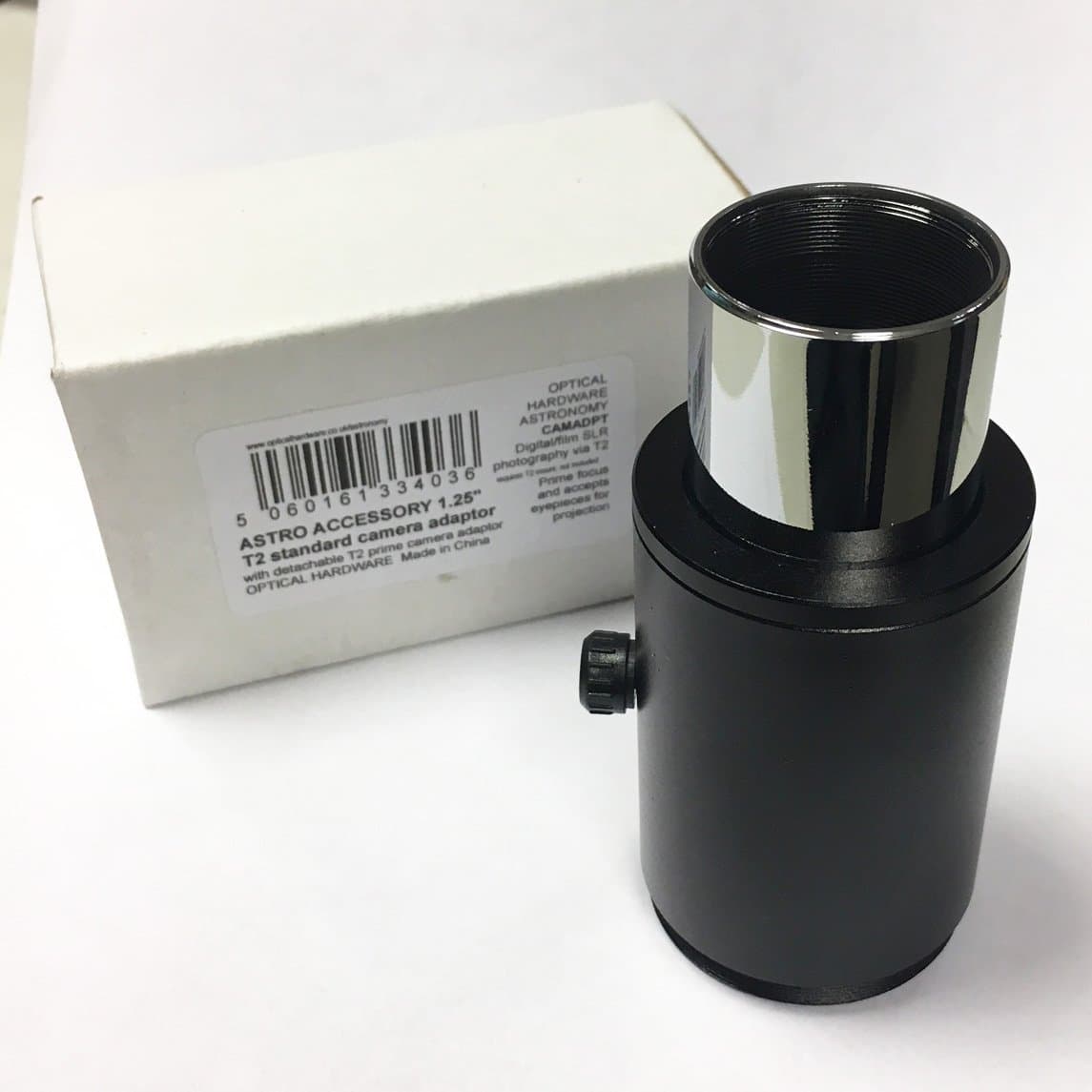 Telescope DSLR Camera Mount - Standard T2 Prime Focus Adapter - Part One Of Two Needed - Simply Insert An Eyepiece Into The Adapter And Screw On A T2 Ring Adapter (sold separately) -