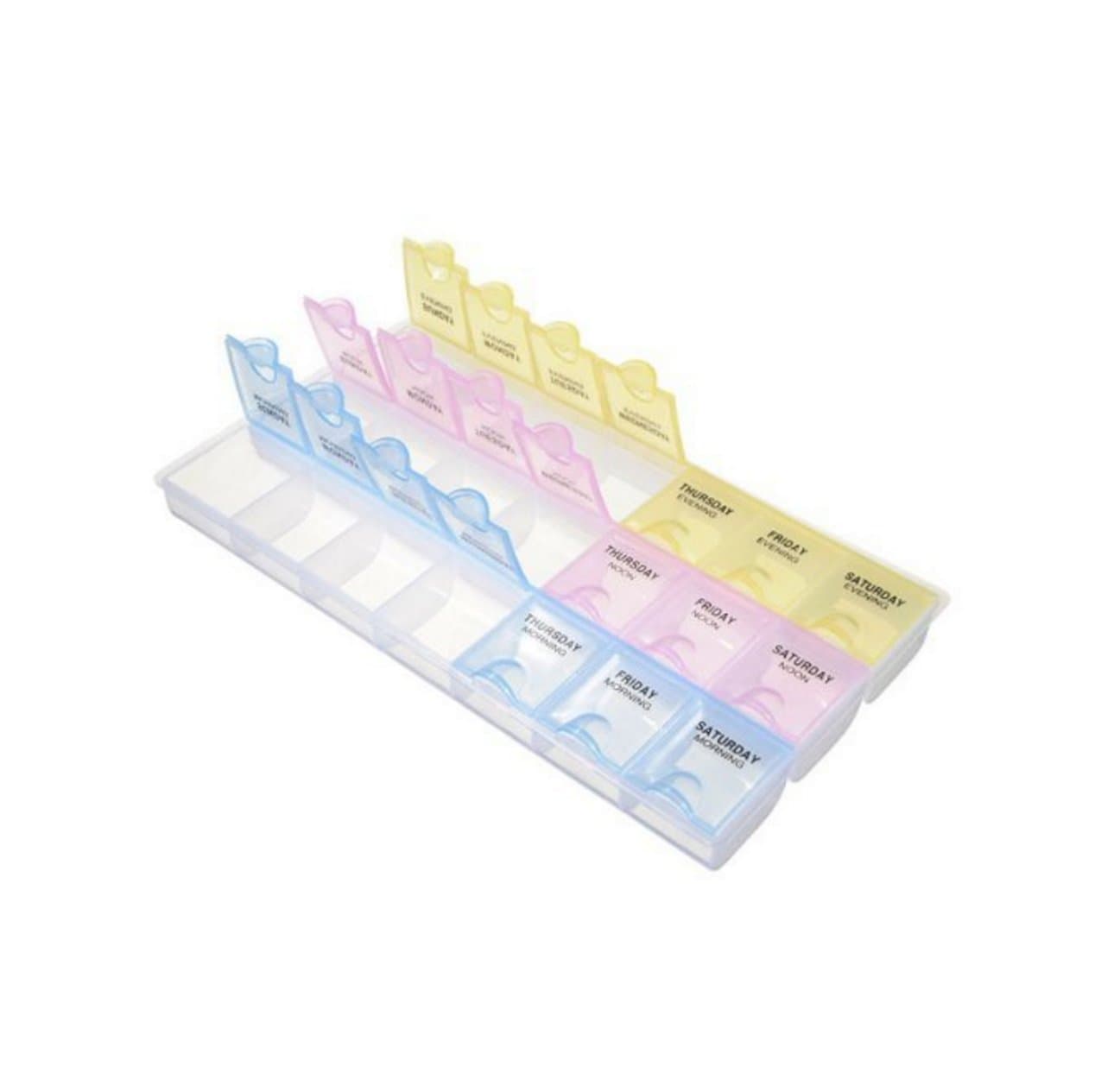 7 Day AM/NOON/PM Travel Tablet Pill Container/Weekly Pill Organzier Storage Box Case dispenser