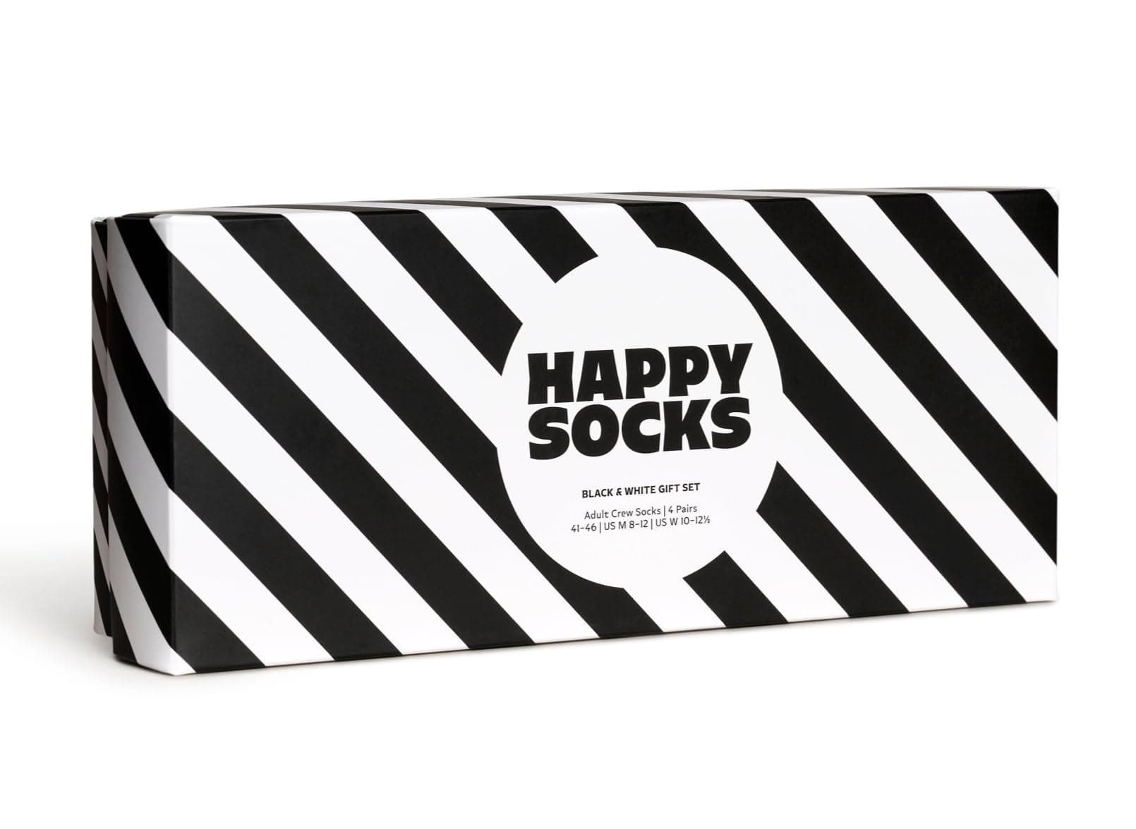Happy Socks4-Pack Classic Black & White Socks Gift Set