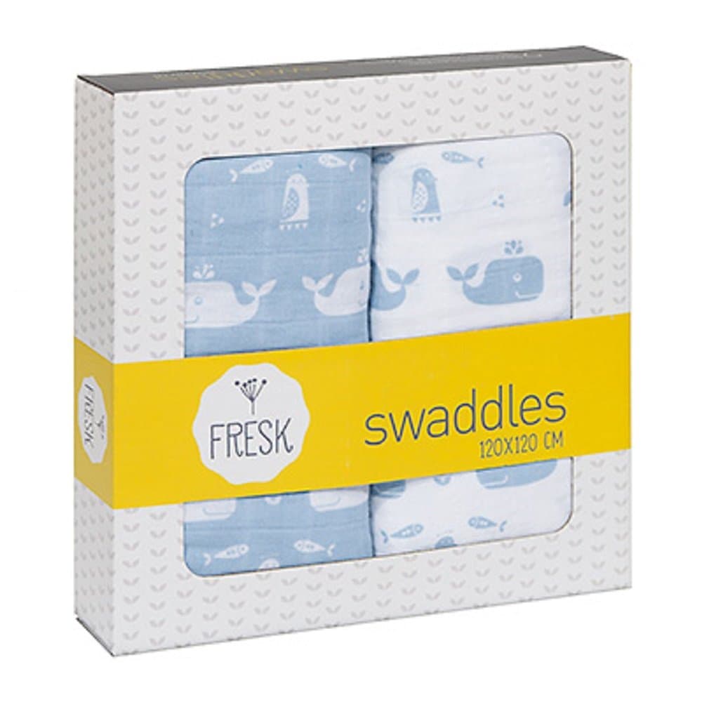 Fresk Swaddle Set (Whale)