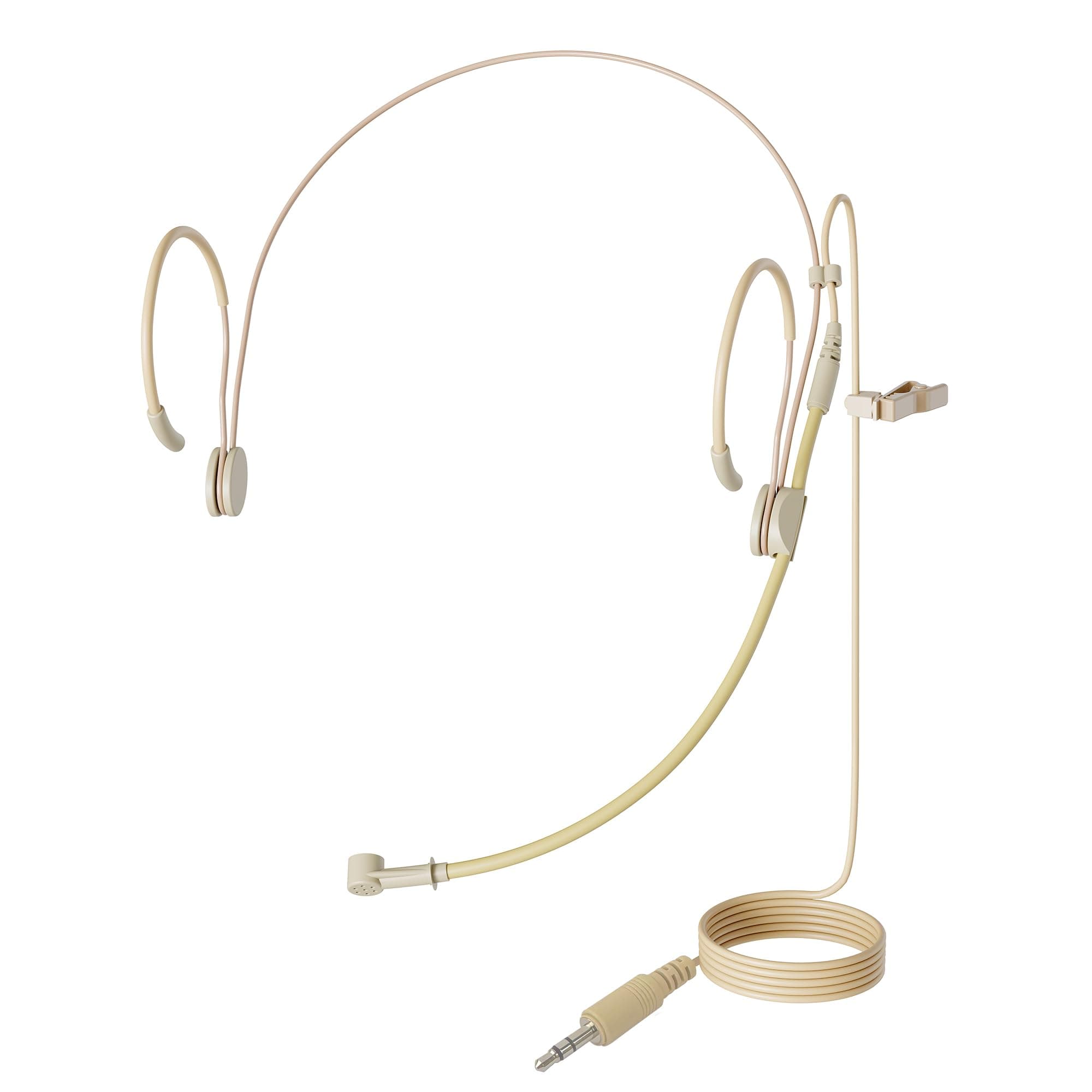 J K JK MIC-J 069 Earhook Headworn Headset Unidirectional Microphone - Standard 1/8" TRS Connector