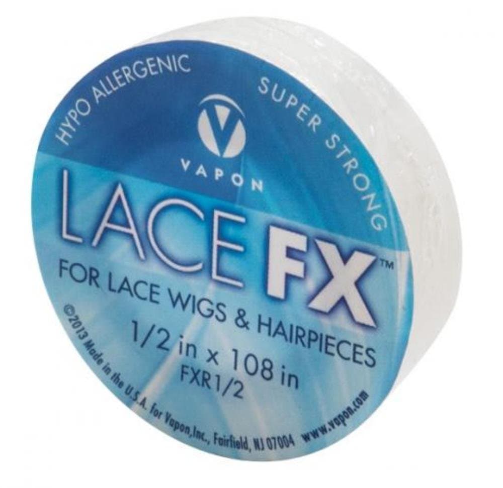 Lace FX 1/2 Inch X 3 Yards Double Sided Tape for Wig and Toupee | Made in The USA