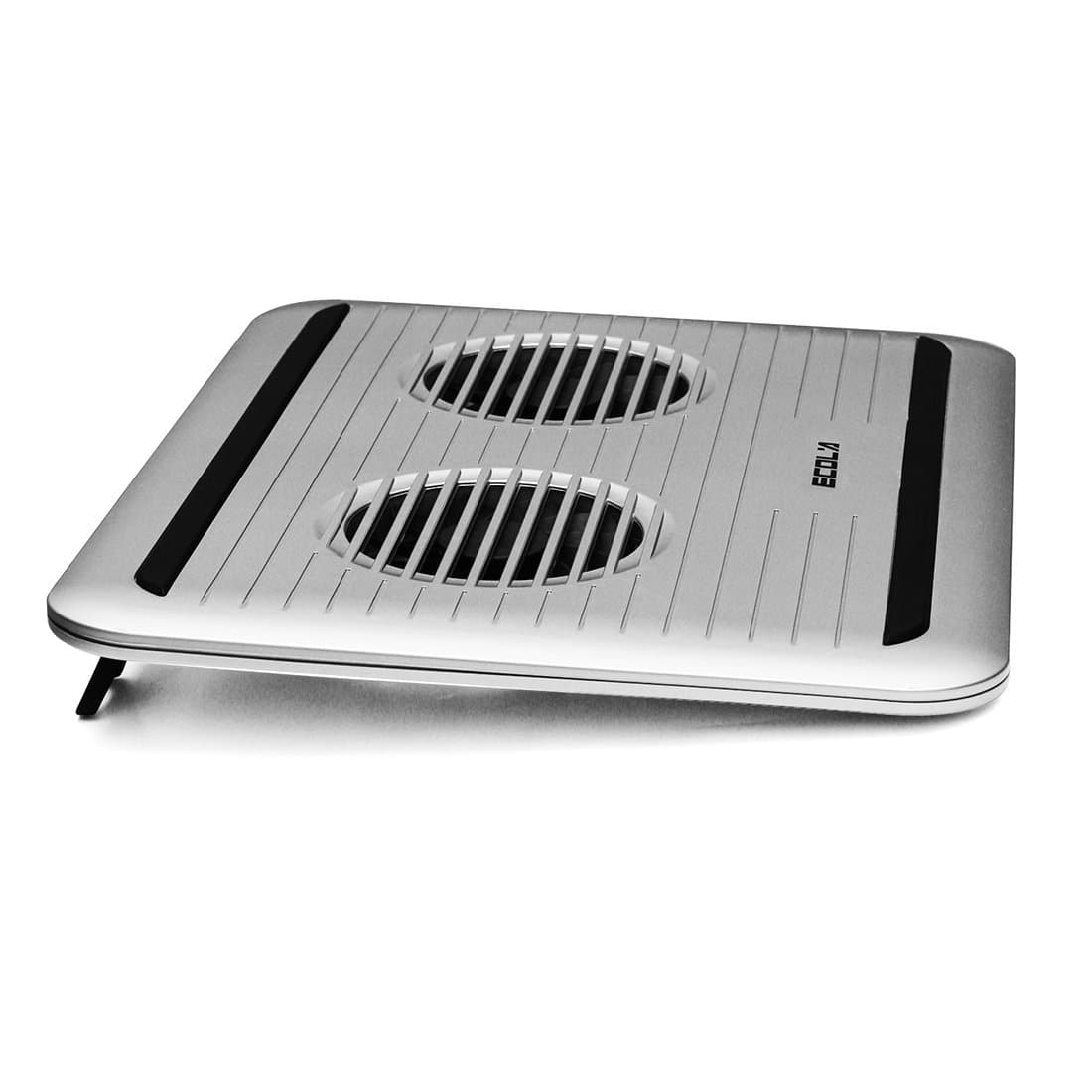ECOLA Ultra Slim Adjustable Notebook Cooling Pad for 12-14 Inch Laptop Computers