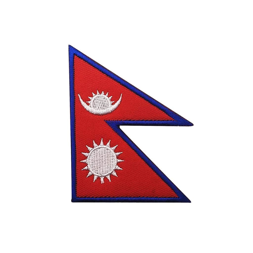 ShowPlus Nepal Flag Patch Military Embroidered Tactical Patch (Nepal)