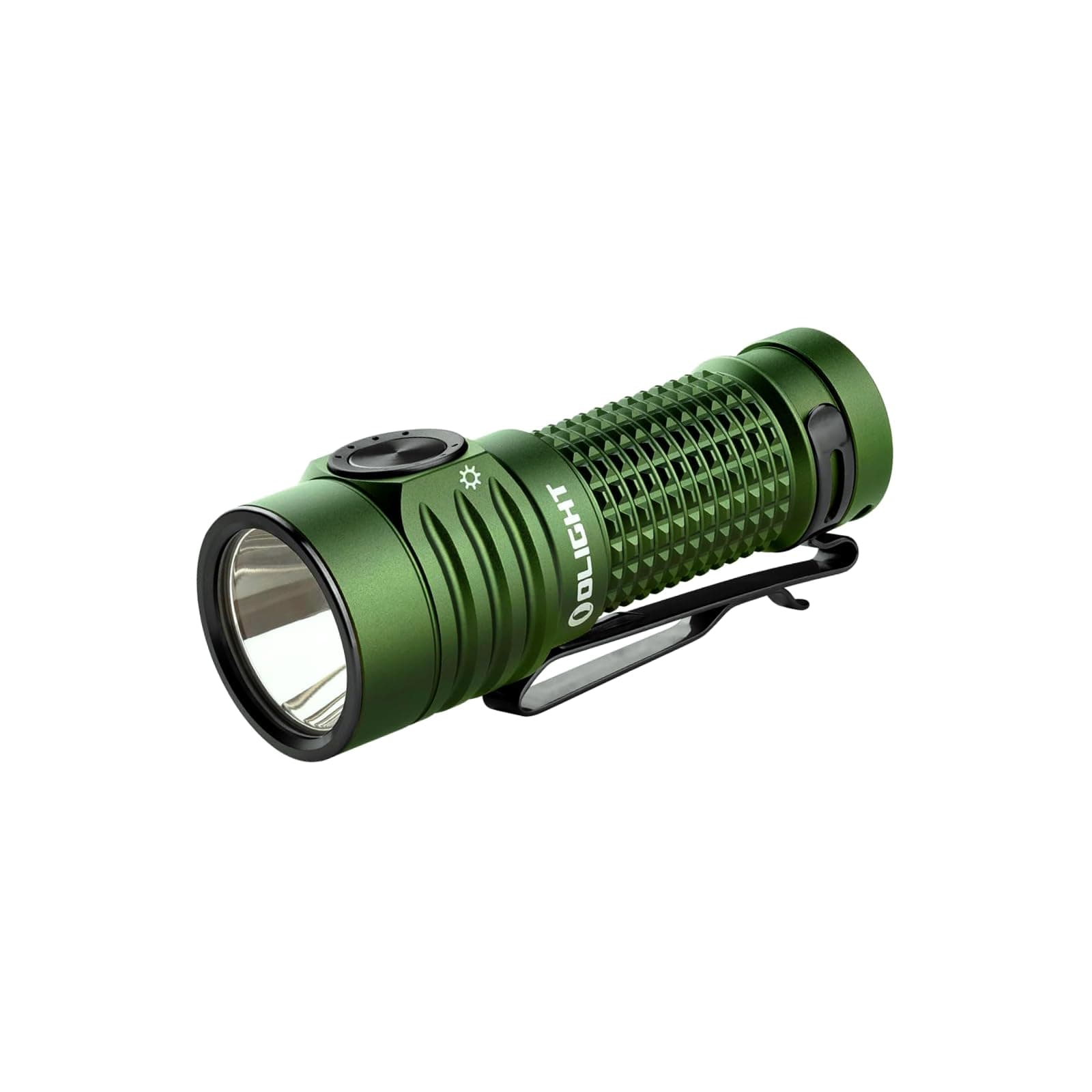 BatonTurbo EDC Flashlight Rechargeable, 1000 Lumens Compact LED Powerful Flash Light 510 Meters Long Throw, with Magnetic Charging Cable and Landyard for Hiking, Camping, Home Use (OD Green)