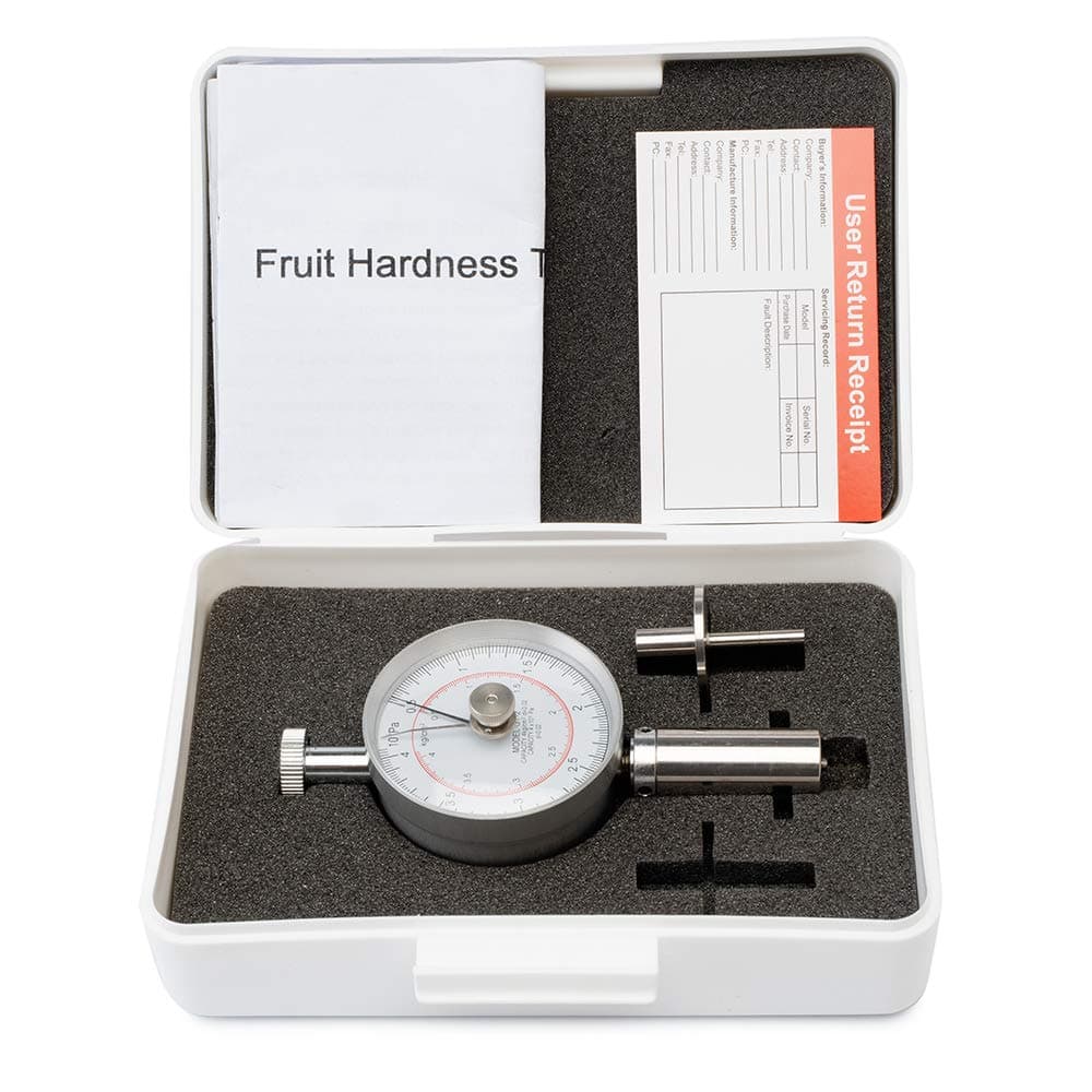 Beslands Fruit Hardness Tester Manual for Vegetable Pointer Sclerometer Hardness Meter Penetrometer Durometer