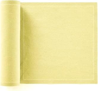 My DrapDinner Napkins 30 x 30 cm / 11.8" x 11.8" - ( 12 Per Roll, Cotton Pastel Yellow )
