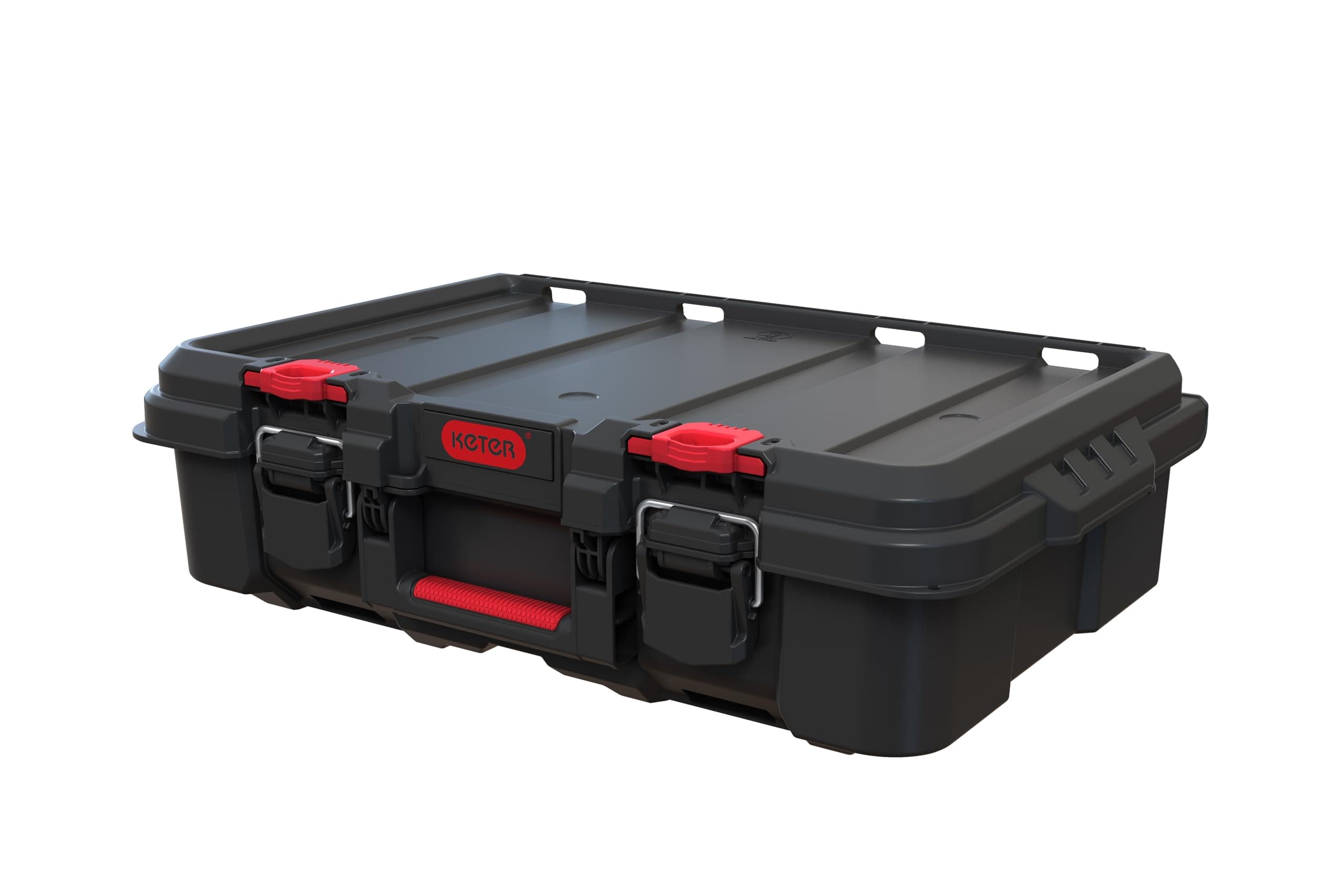 Keter Stack & Roll Heavy Duty DIY Power Tool Storage Case (253382)