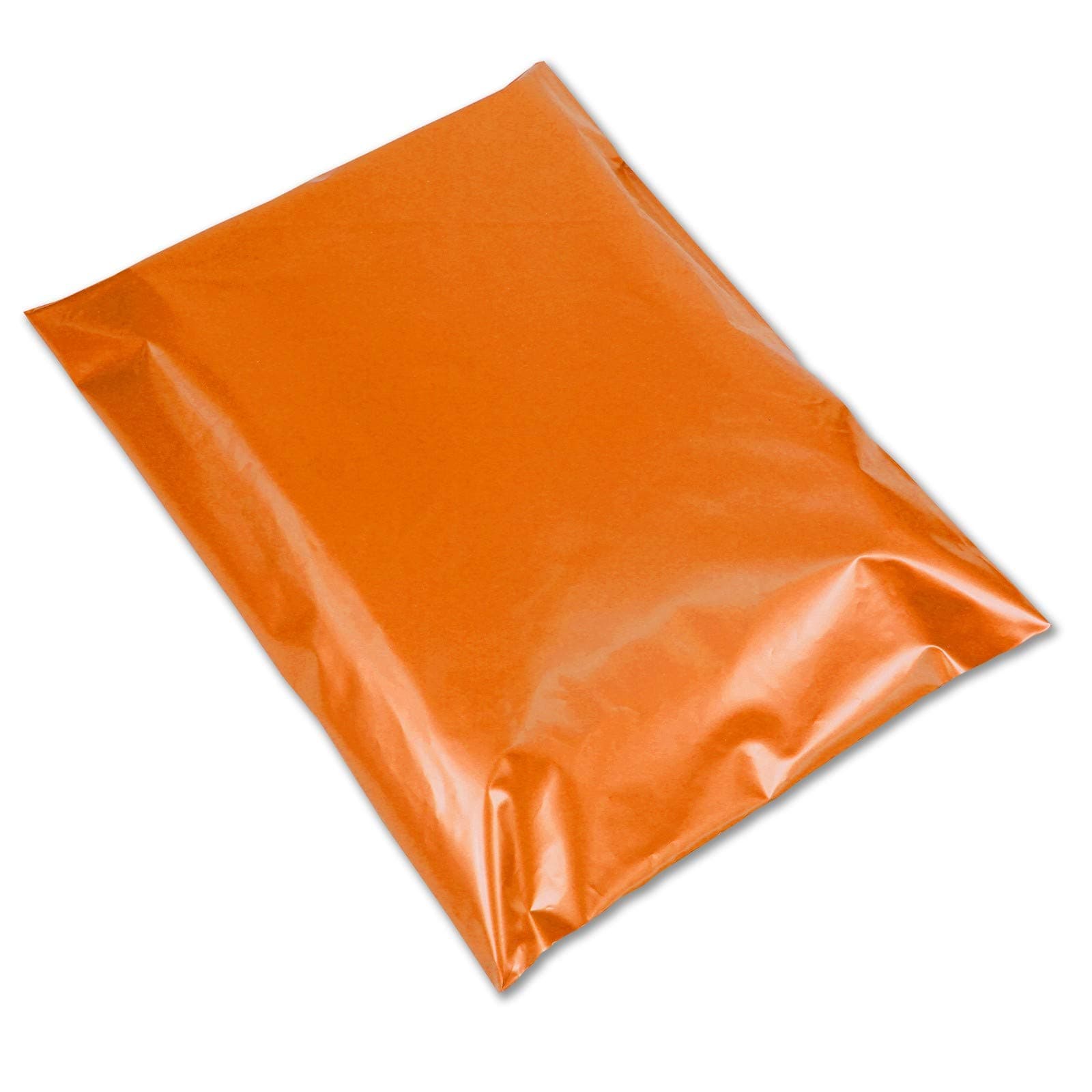 Realpack25 x Orange Plastic Poly Mailing Bags Envelopes Size 10" x 14" 250mm x 350mm+(40mm Lip)