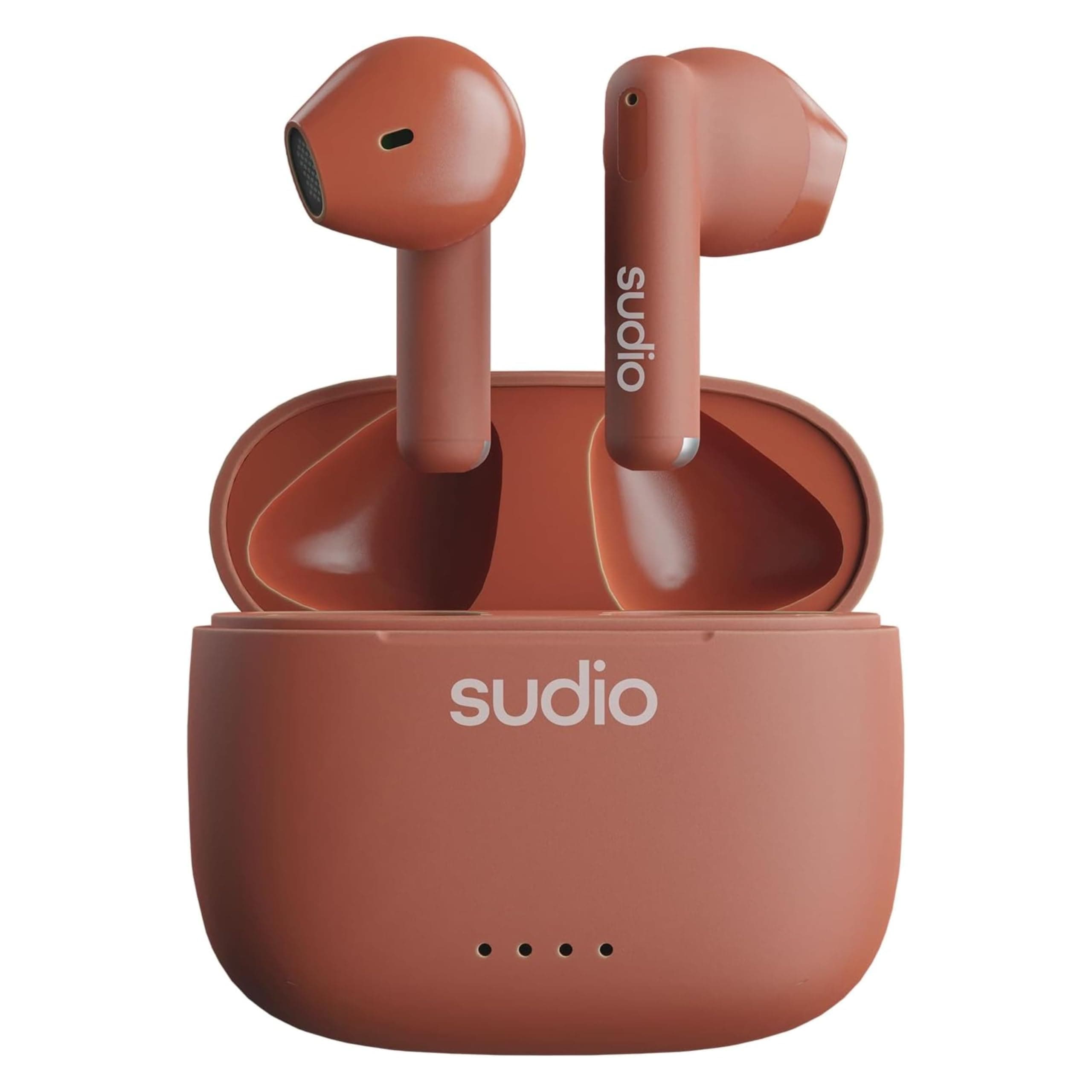 Sudio A1 (Siena Red) Wireless Earbuds In-Ear Type (Bluetooth 5.3 / with Microphone / Compatible with iOS Android / IPX4 Level Waterproof Design) Type-C Domestic Genuine Product