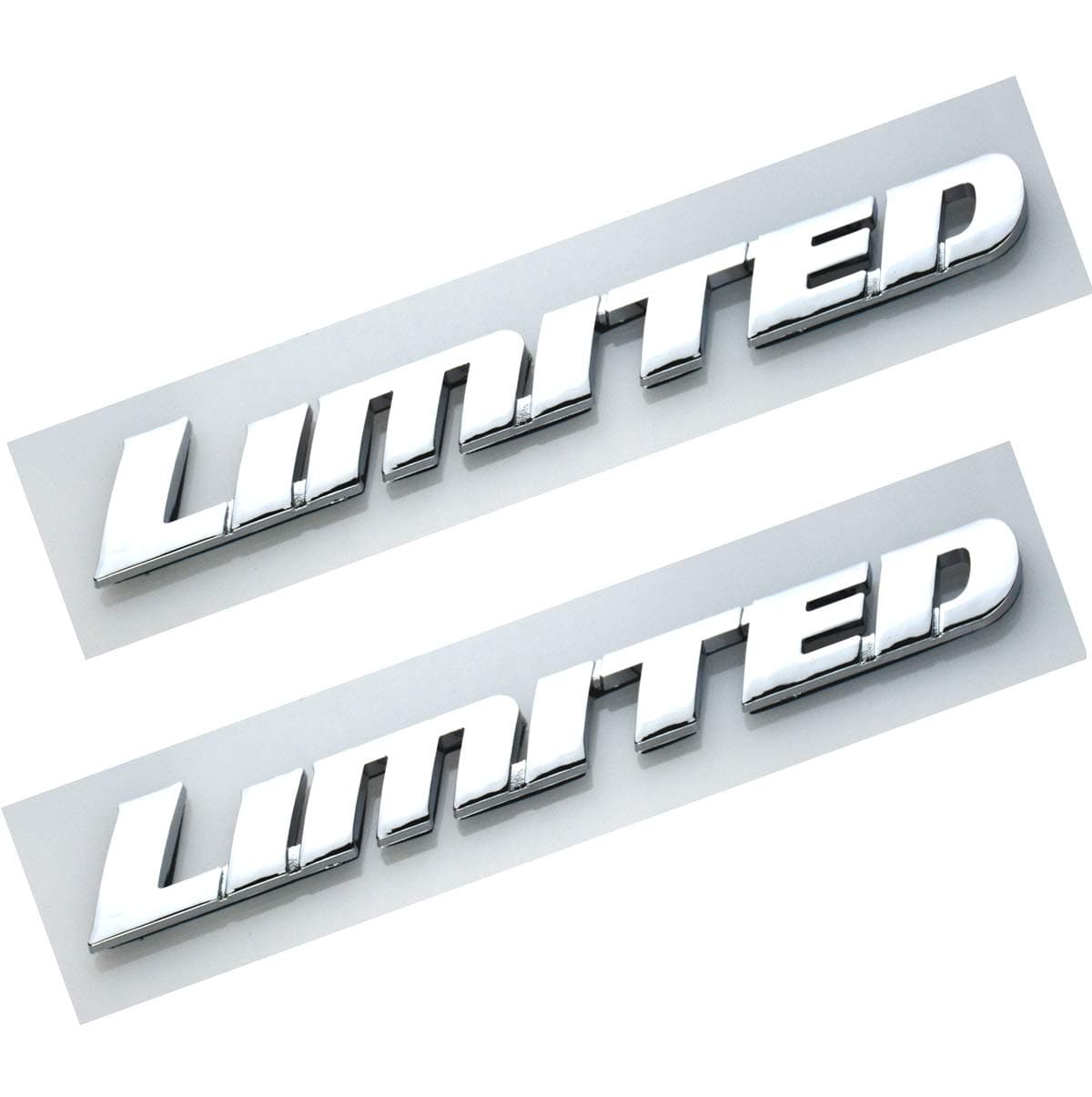 2 NEW (PAIR) 2007-2013 LIMITED PILLAR ROOF SIDE EMBLEMS COMPATIBLE WITH TUNDRA (Chrome)