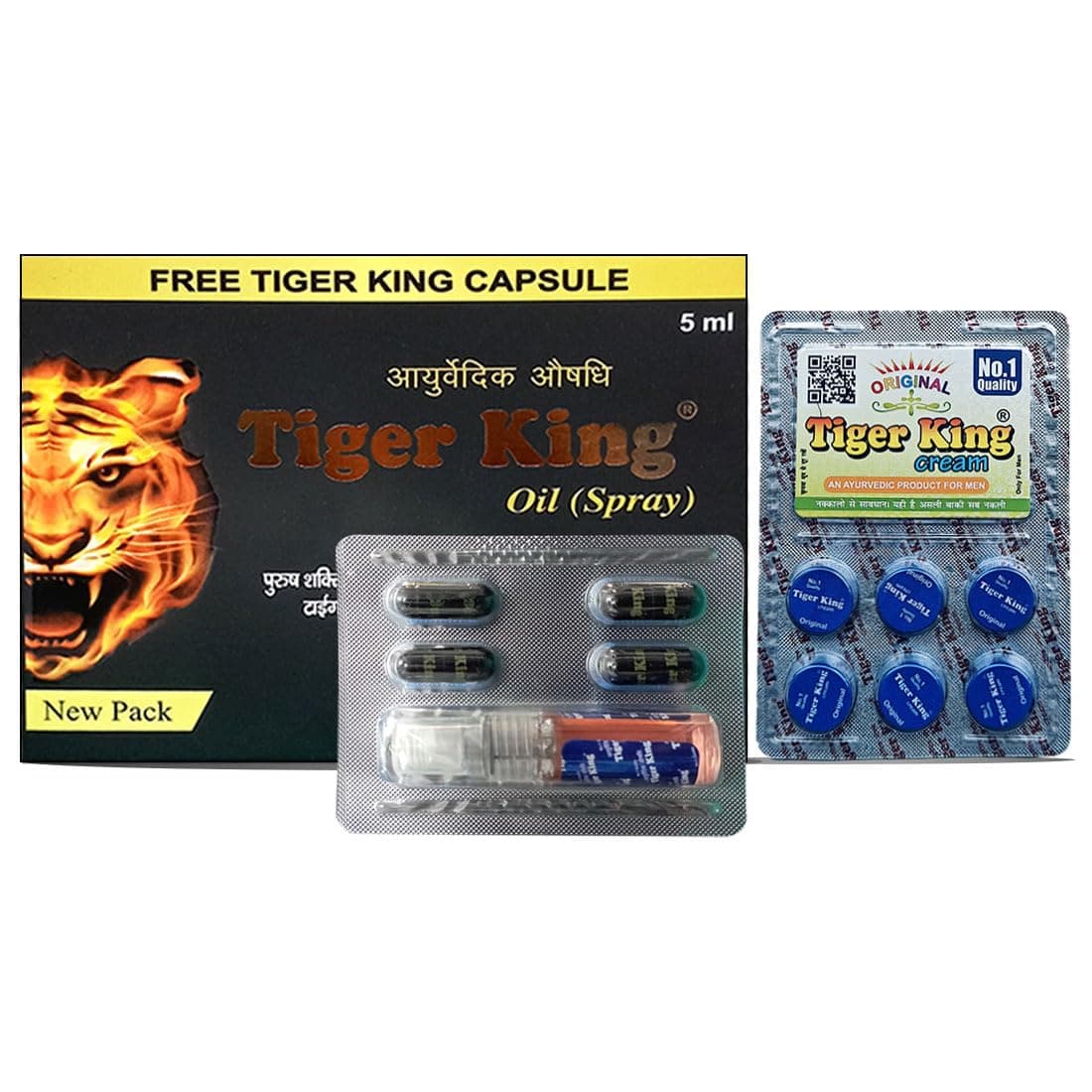 Tiger Kng Cream And Spray