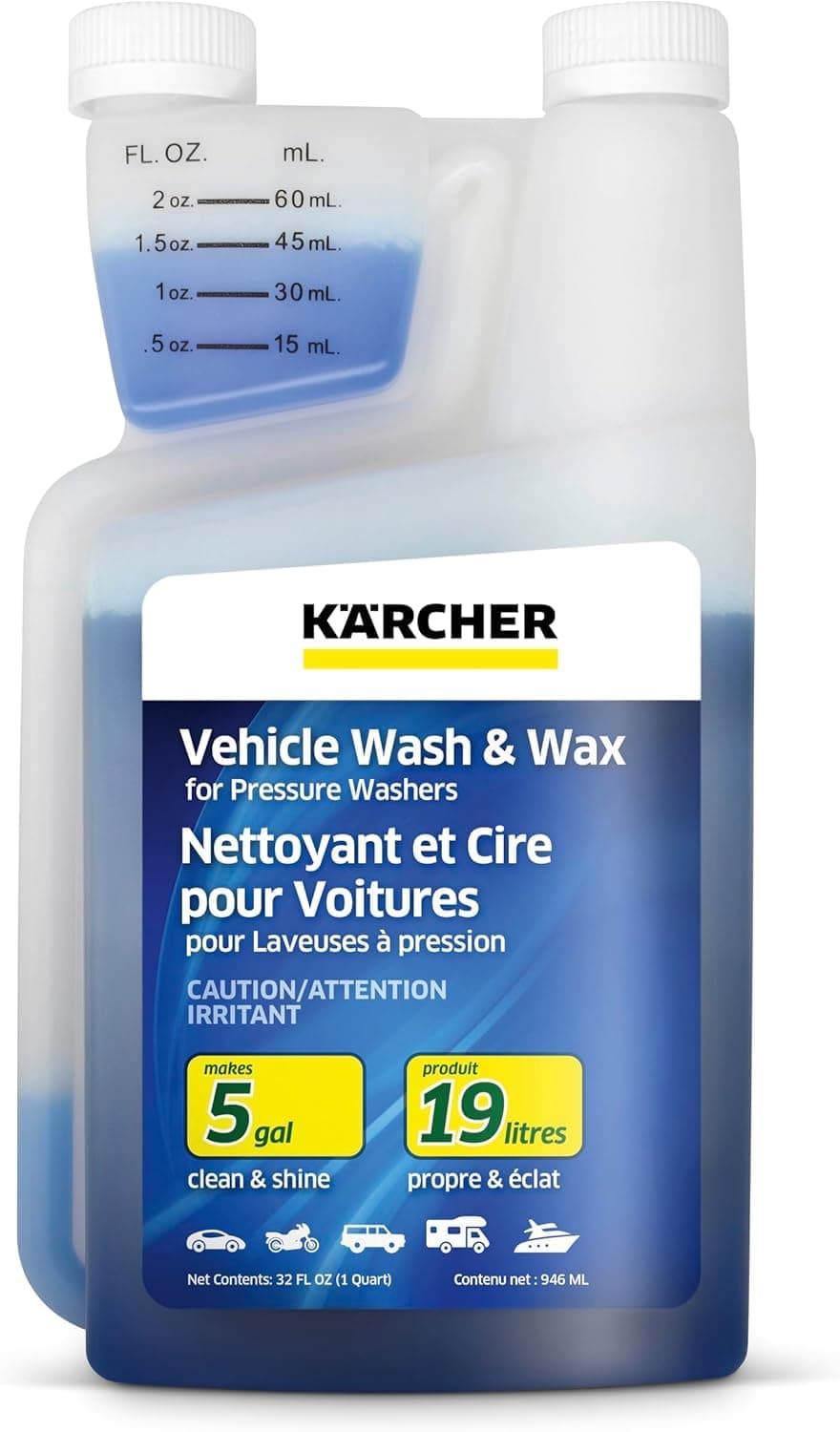 Vehicle Wash & Wax, 1-Quart