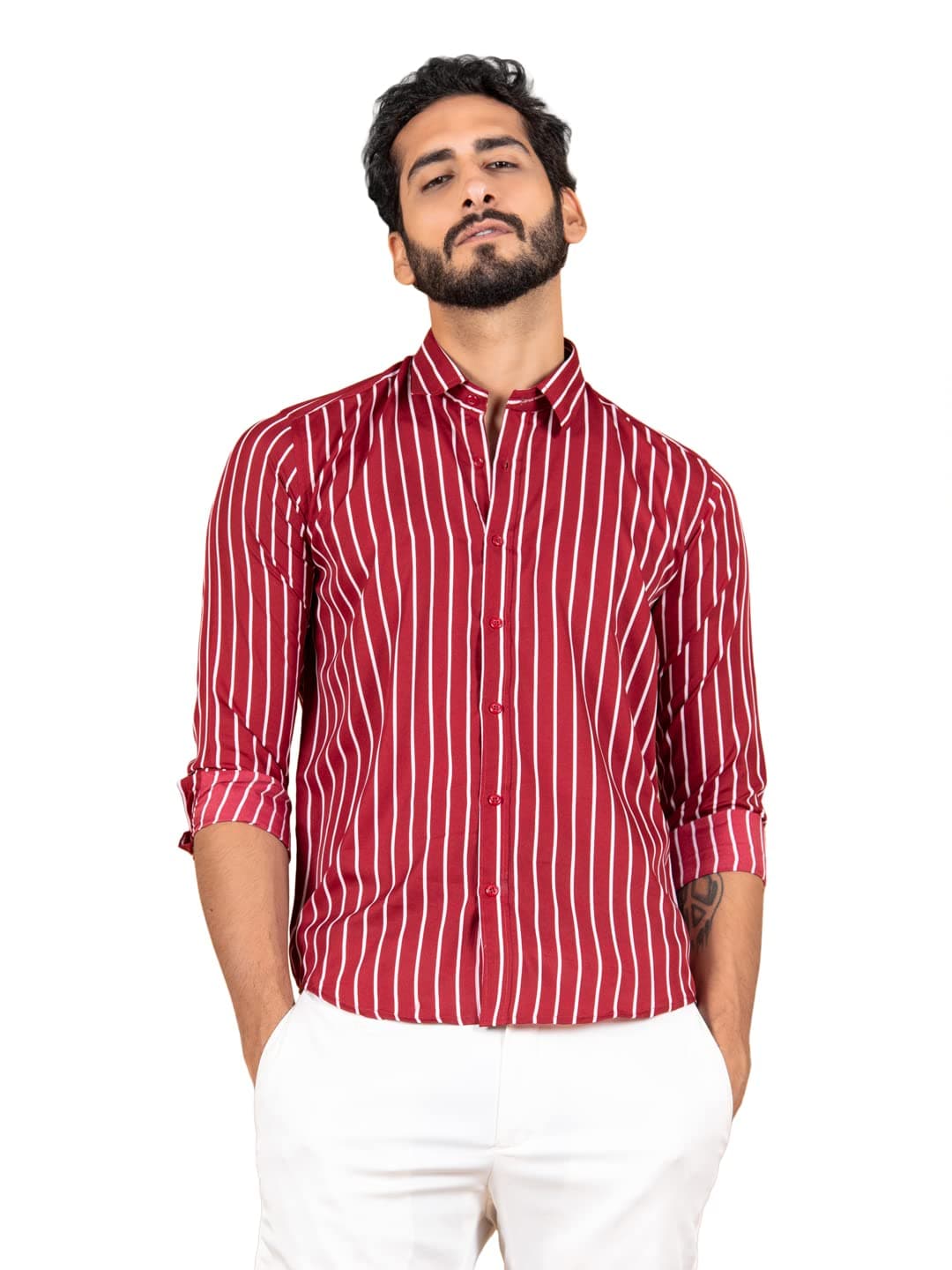TistabeneStriped Crepe Shirt